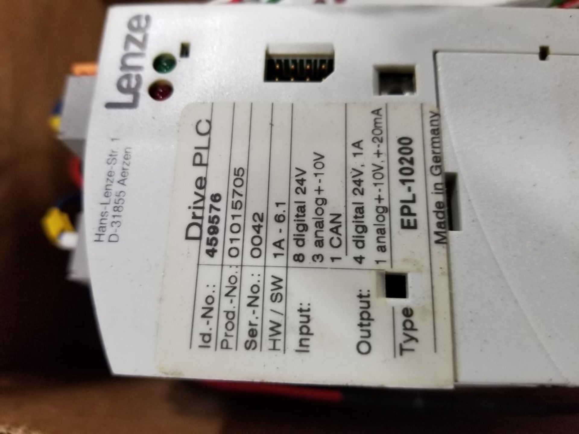 Lenze Extension board 01. 417468 TYPE: EPZ-10201. Drive PLC 459576. - Image 4 of 6