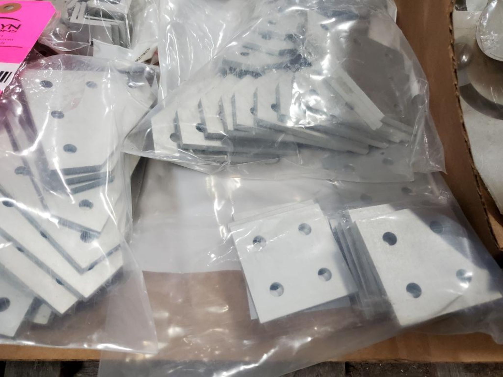 Large qty of assorted aluminum hardware plates, handles. Rexroth. New no box. - Image 6 of 10