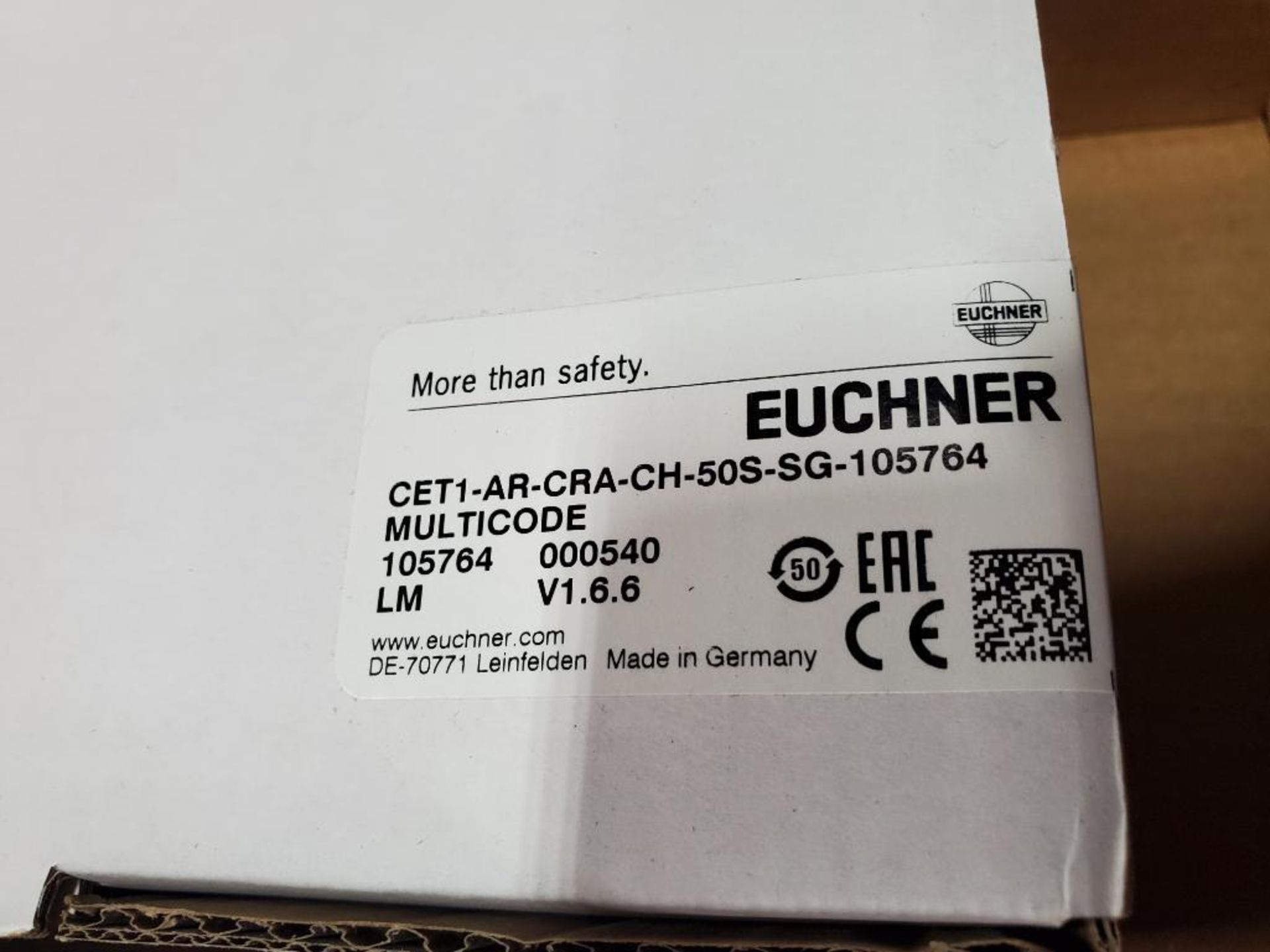 Euchner CET1-AR-CRA-CH-50S-SG-105764 Safety switch multicode. New in box. - Image 3 of 4