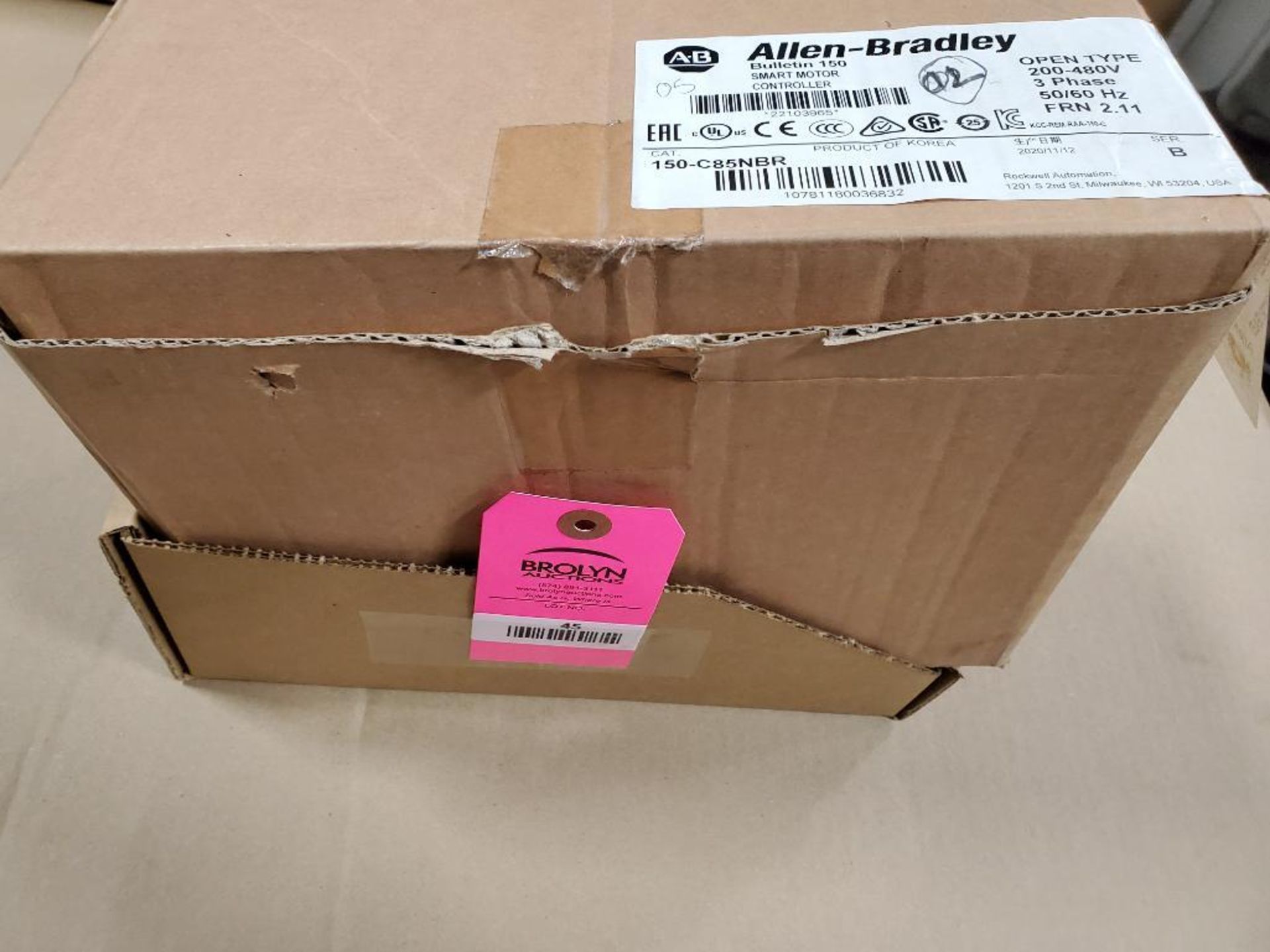 Allen Bradley smart motor controller 150-C85NBR. New in box. - Image 4 of 9