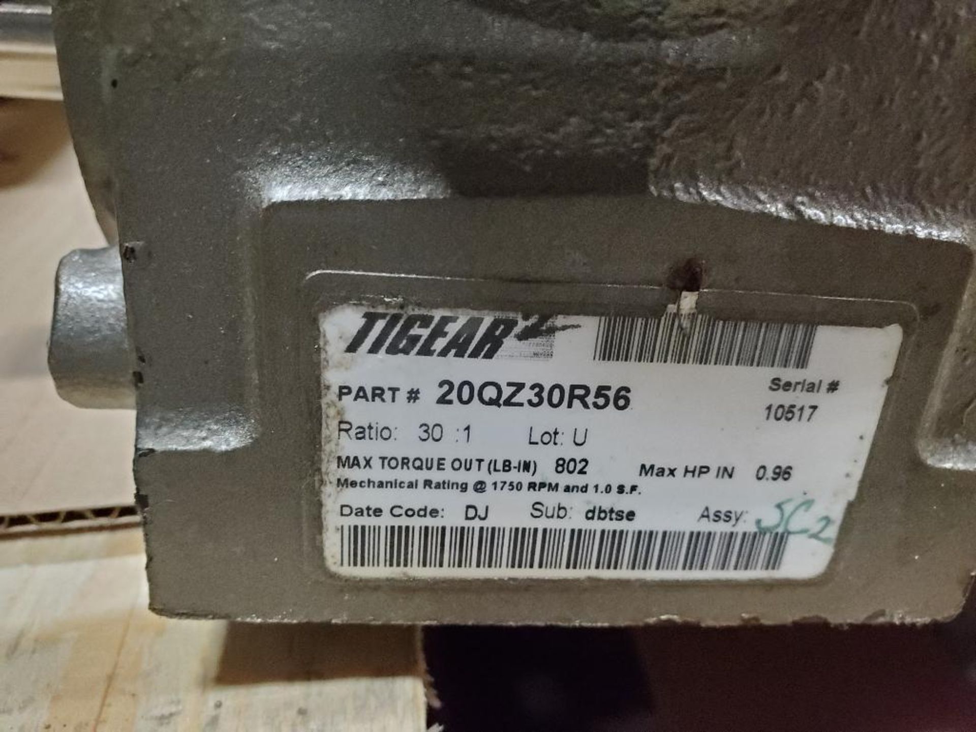 1HP Reliance Electric EZ KLEEN PLUS P56X4717 motor. 3PH, 208-230/460V, 1740RPM, 56C-Frame. Tigear. - Image 7 of 9