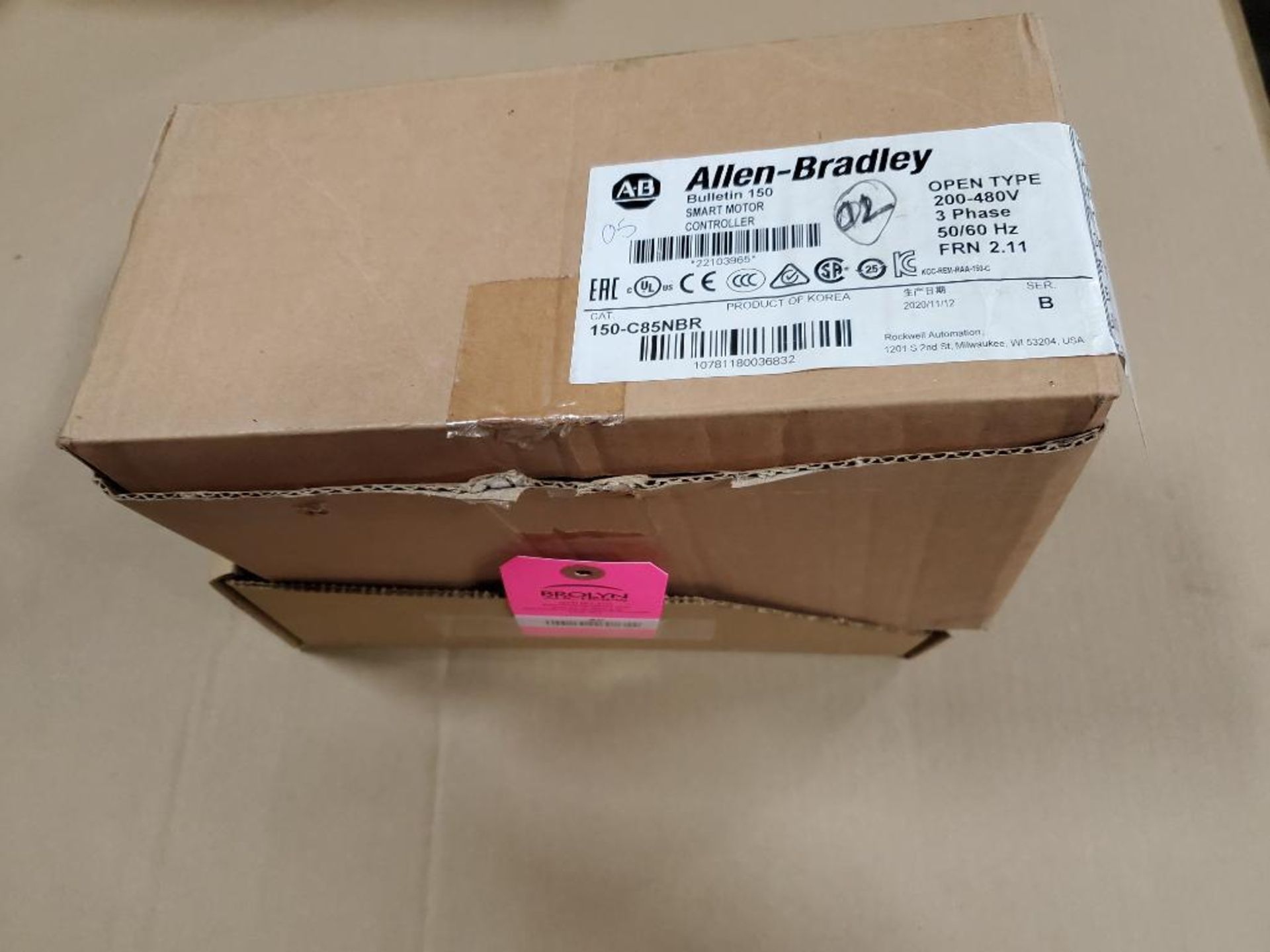 Allen Bradley smart motor controller 150-C85NBR. New in box. - Image 2 of 9