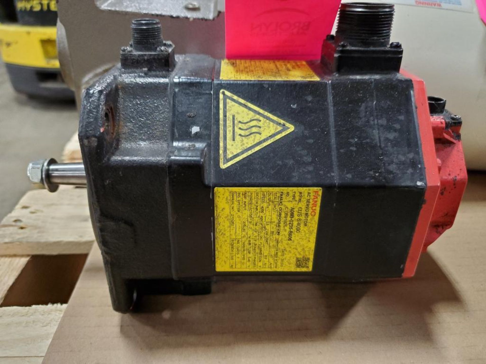 2.5kW Fanuc A06B-0235-B605 AC servo motor. 4000RPM. 200/240V. - Image 7 of 7