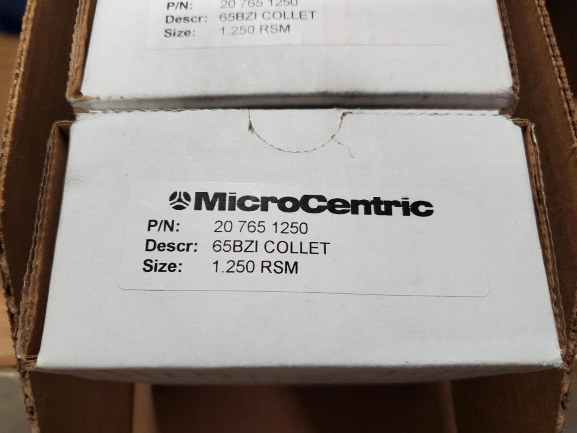 Qty 3 - MicroCentric 20-765-1250 65BZI Collet. 1.250 RSM Size. New in box. - Image 2 of 3