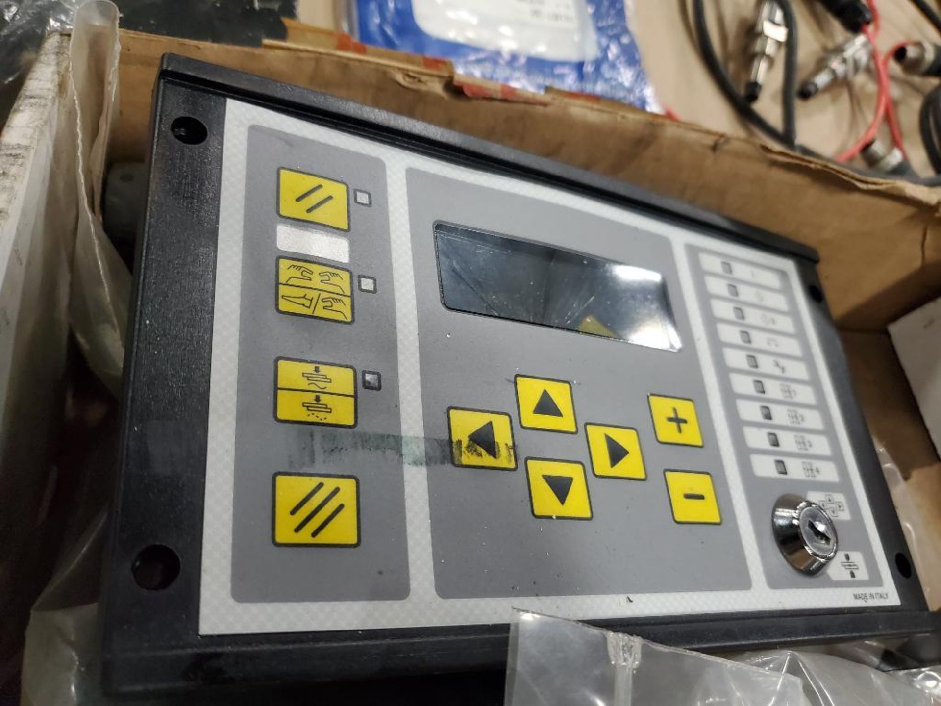 Pallet of assorted electrical. Controllers, connection cords, starters, replacement parts. - Image 15 of 17