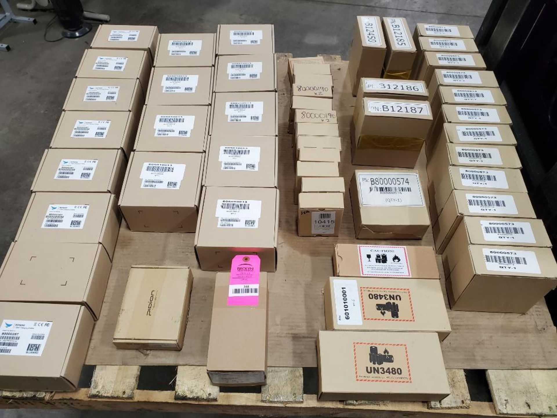 Pallet of assorted new in box Psion Bluebird scanner cradles and power adapters. - Image 10 of 10