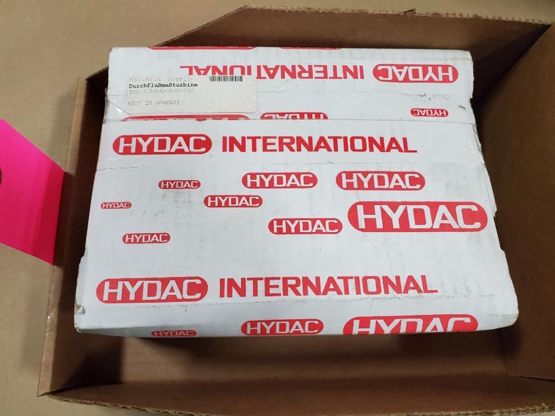 Hydac EVS 3106-A-0060-000 flow rate transmitter. New in box. - Image 2 of 4