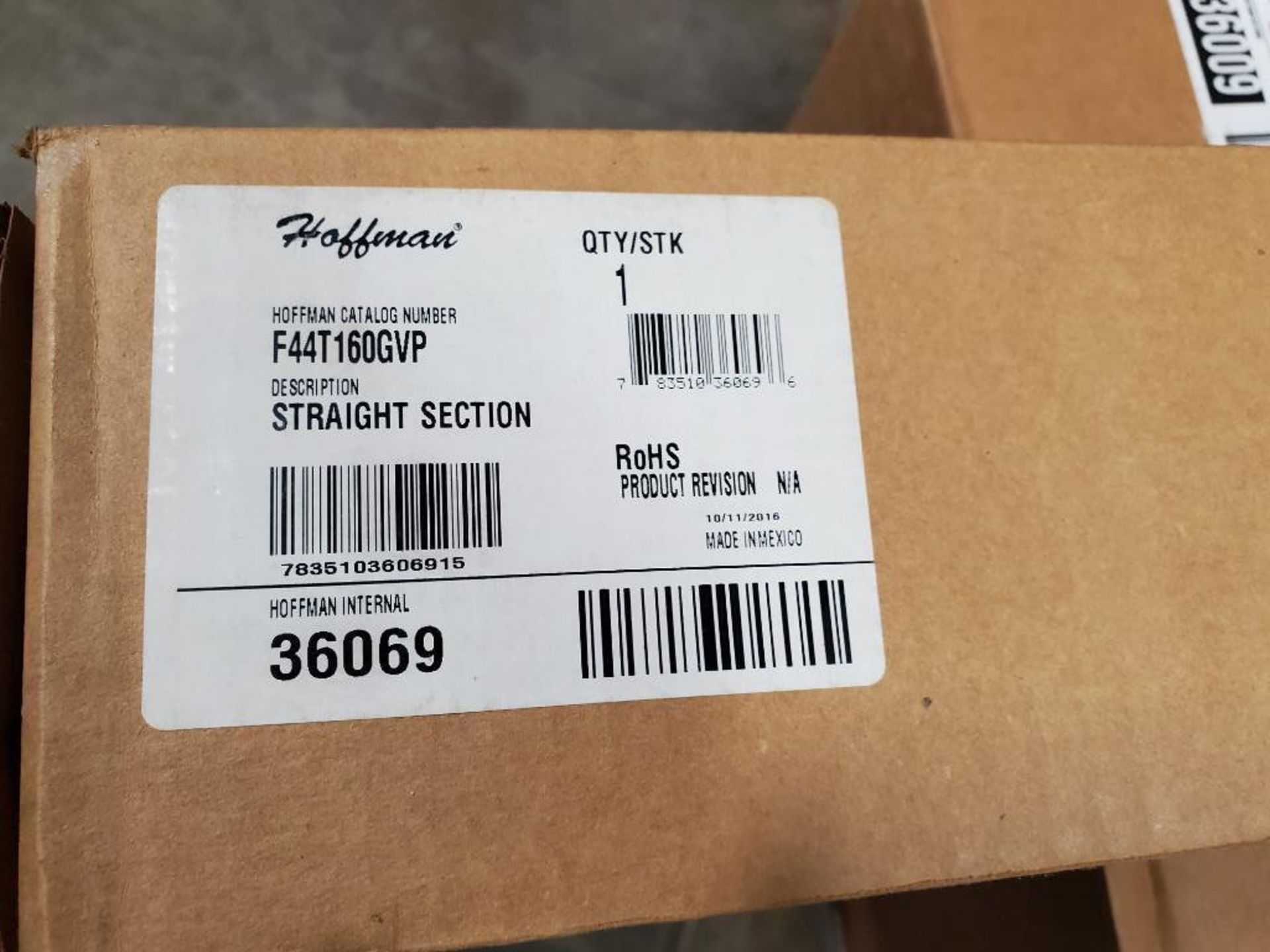 Pallet of assorted Hoffman wireway conduit. New in box. - Image 4 of 11