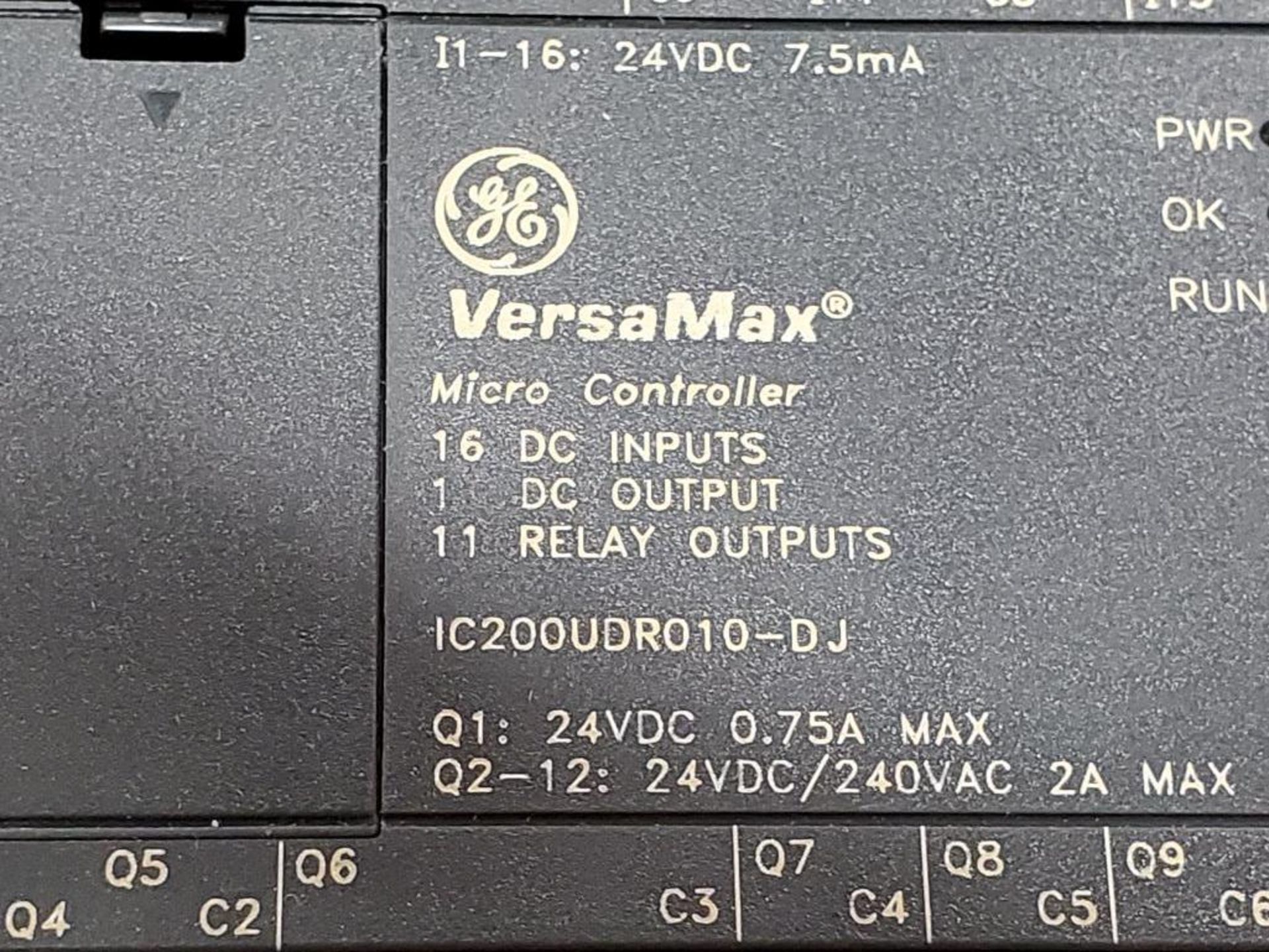 GE VersaMax controller. Model IC200UDR010-DJ. - Image 3 of 5
