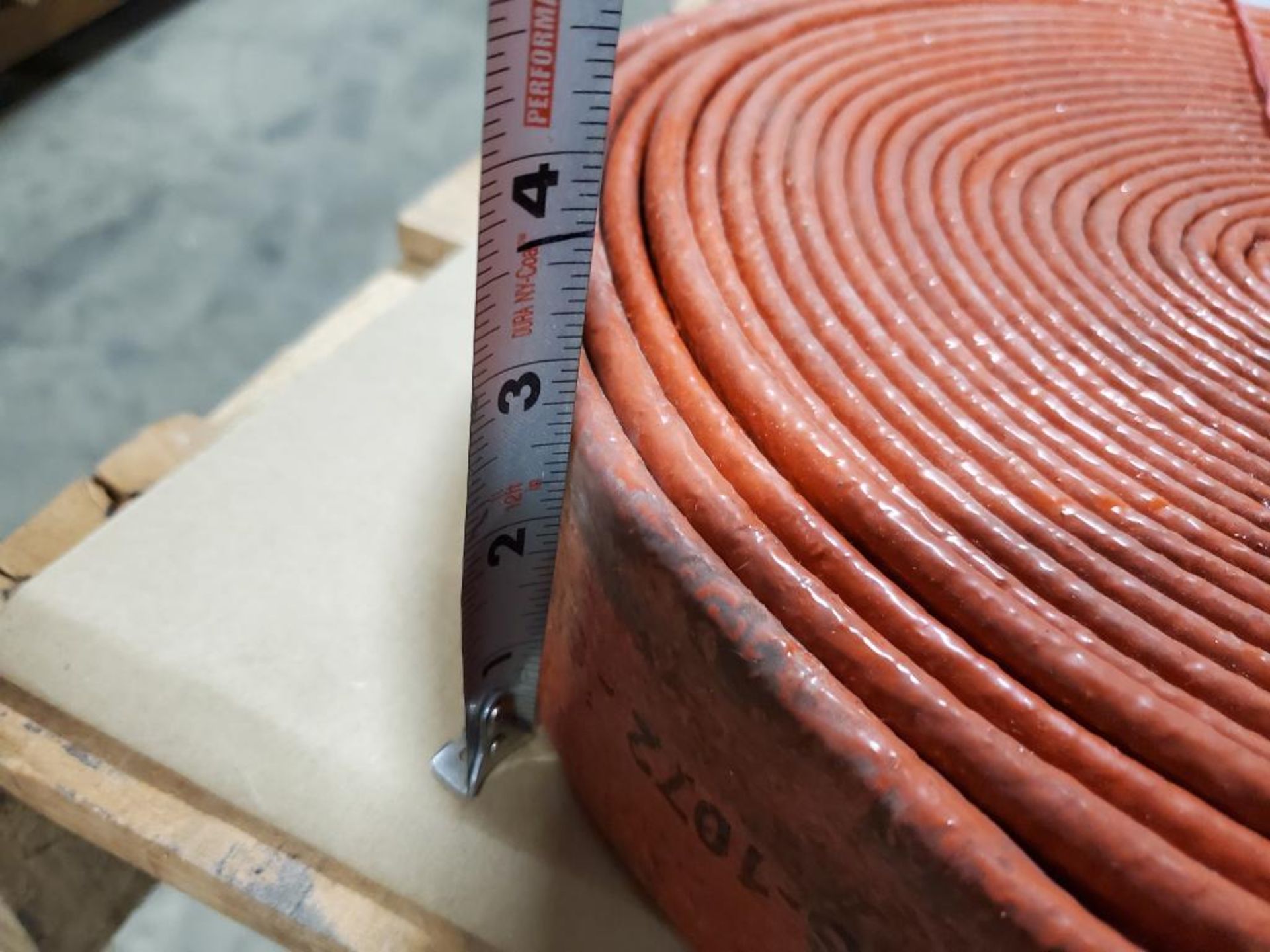 Parker FS-F-24 AS-1072-SIL-FG fire hose sleeve. 13.5" x 3" roll . - Image 5 of 5
