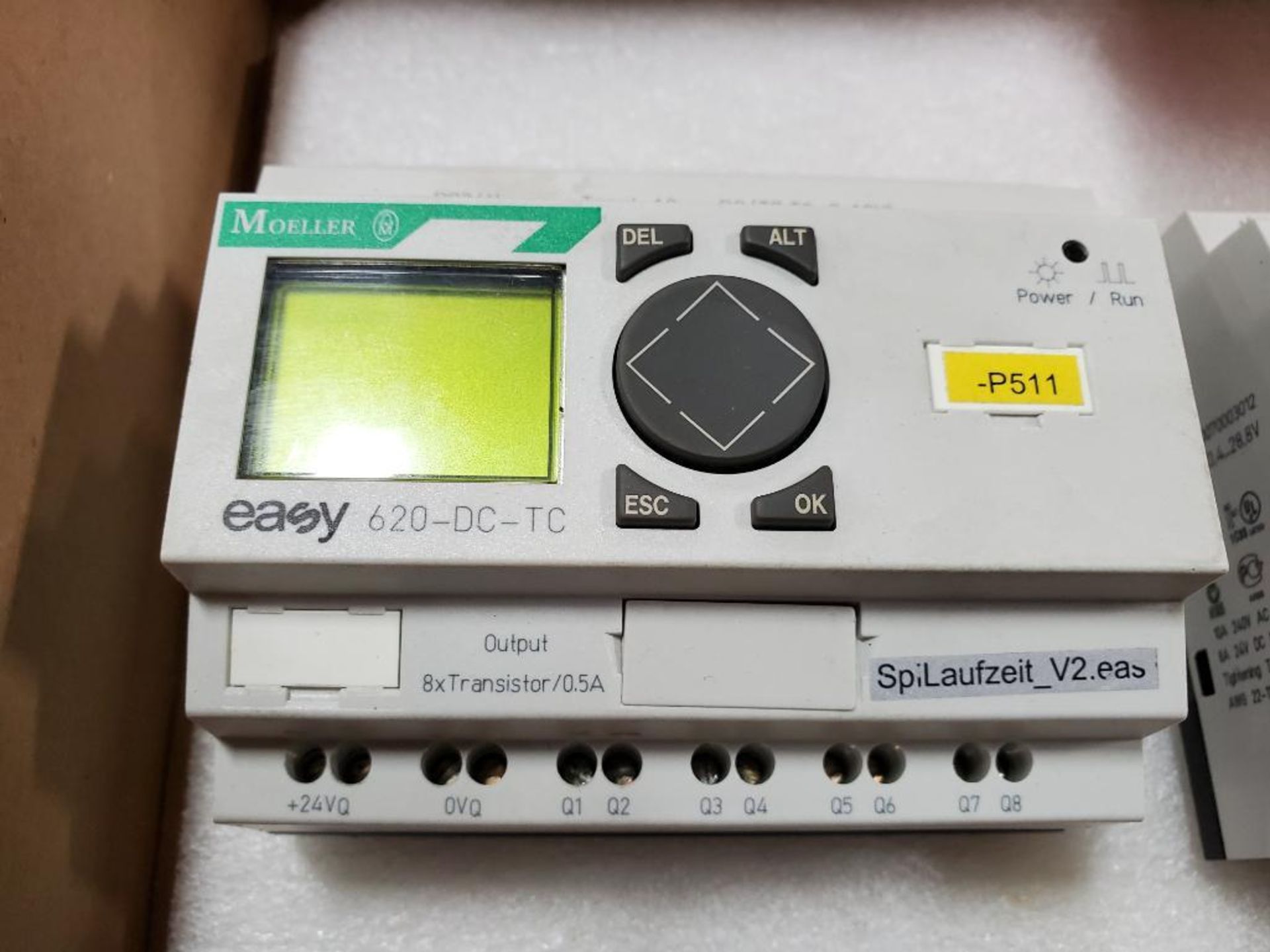 Qty 2 - Moeller easy controller. Part number EASY-620-DC-TC and EASY-512-DC-RC. - Image 2 of 7