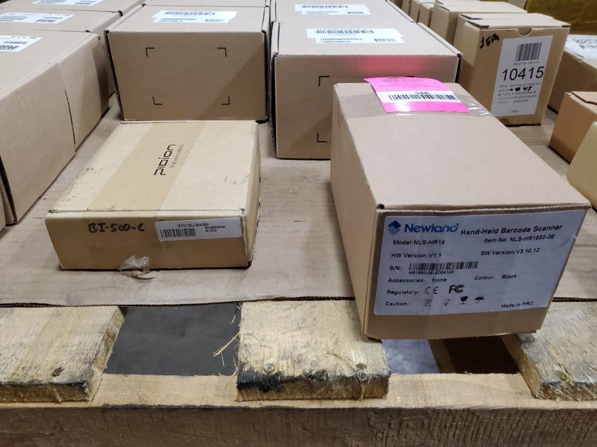 Pallet of assorted new in box Psion Bluebird scanner cradles and power adapters. - Image 5 of 10