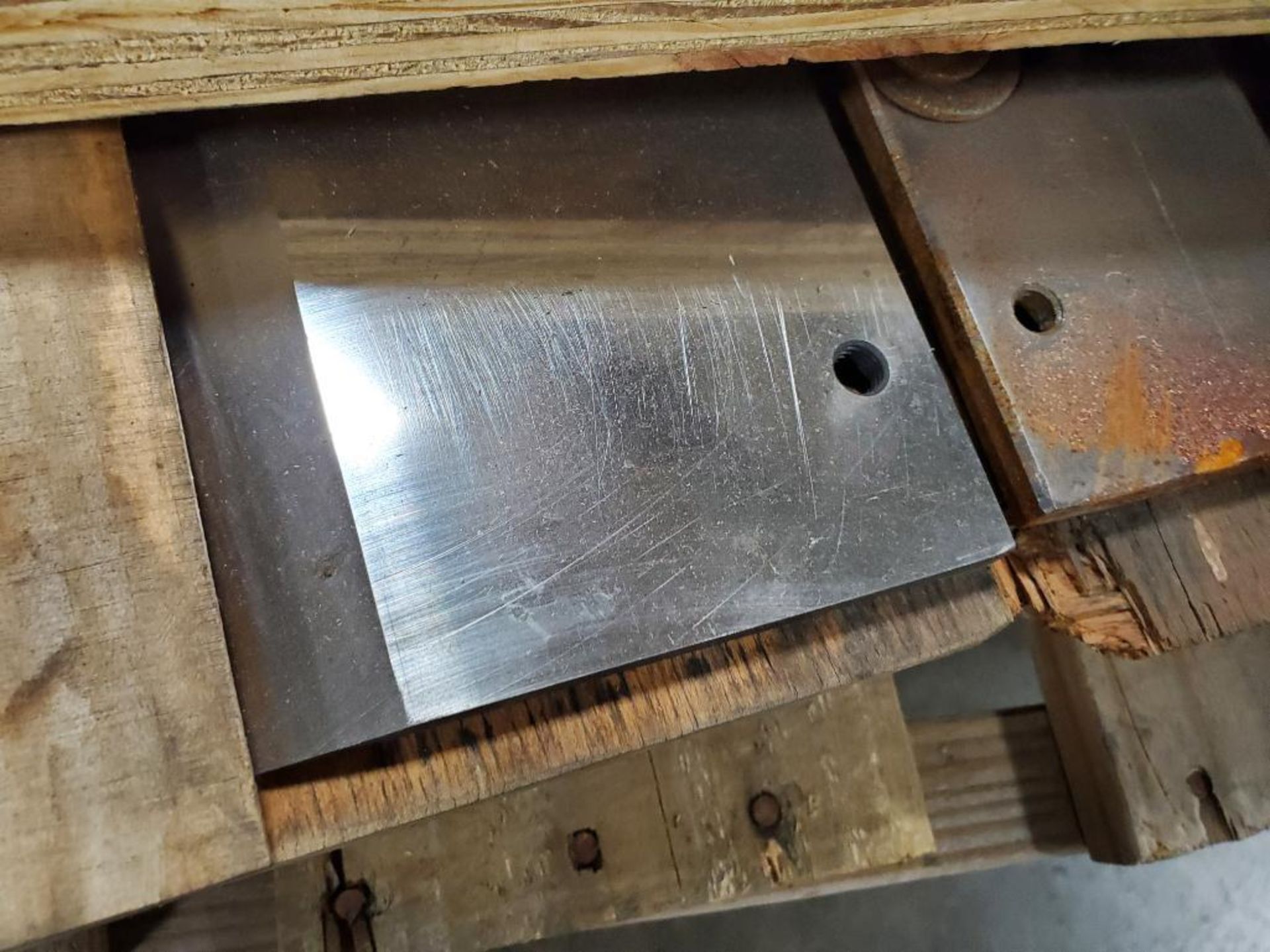 Pallet of assorted shear machine blades. - Image 3 of 12