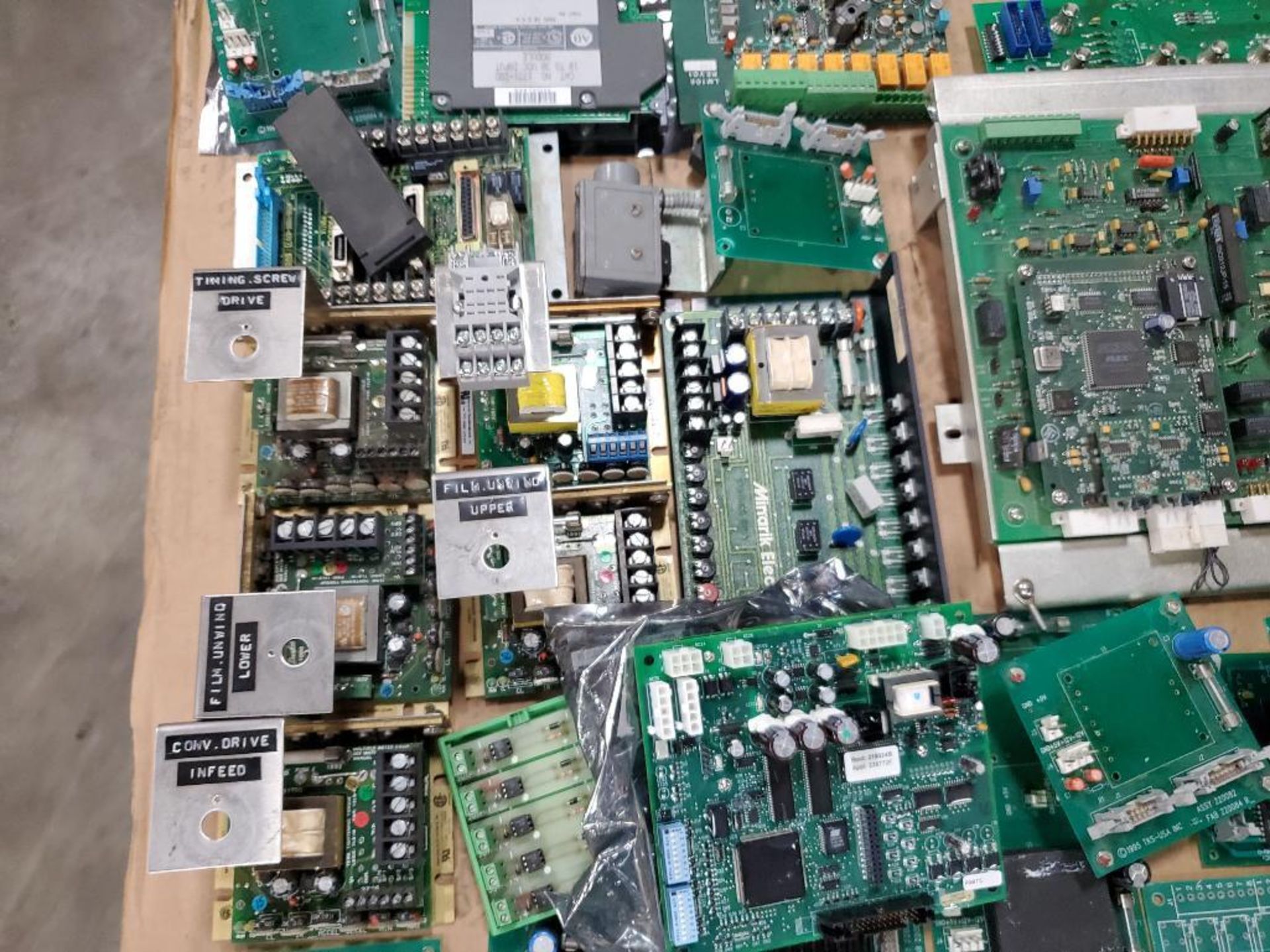 Pallet of assorted electrical control boards. - Image 5 of 30