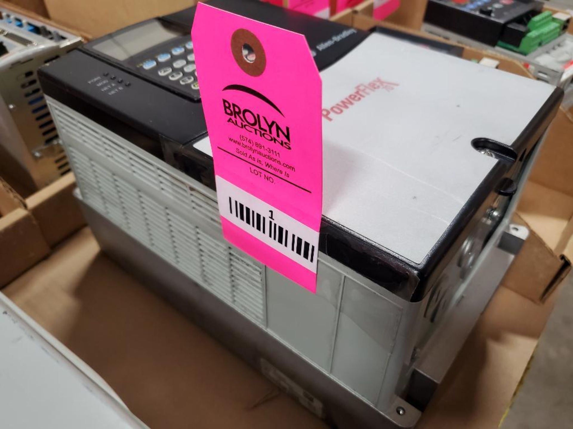 Allen Bradley Power Flex 70 adjustable frequency AC drive. 20A-D-014-A-3-AYNANC0. 10HP.