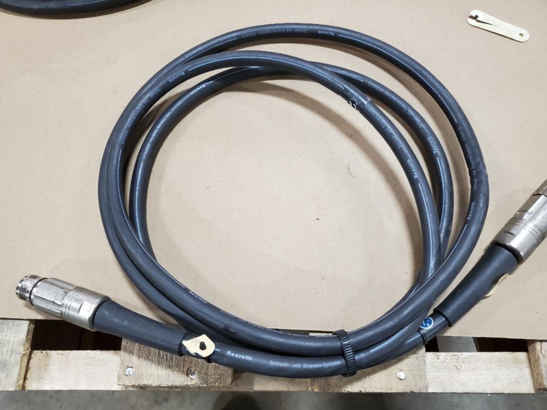Qty 3 - Assorted electrical connection cable. Rexroth. - Image 9 of 12
