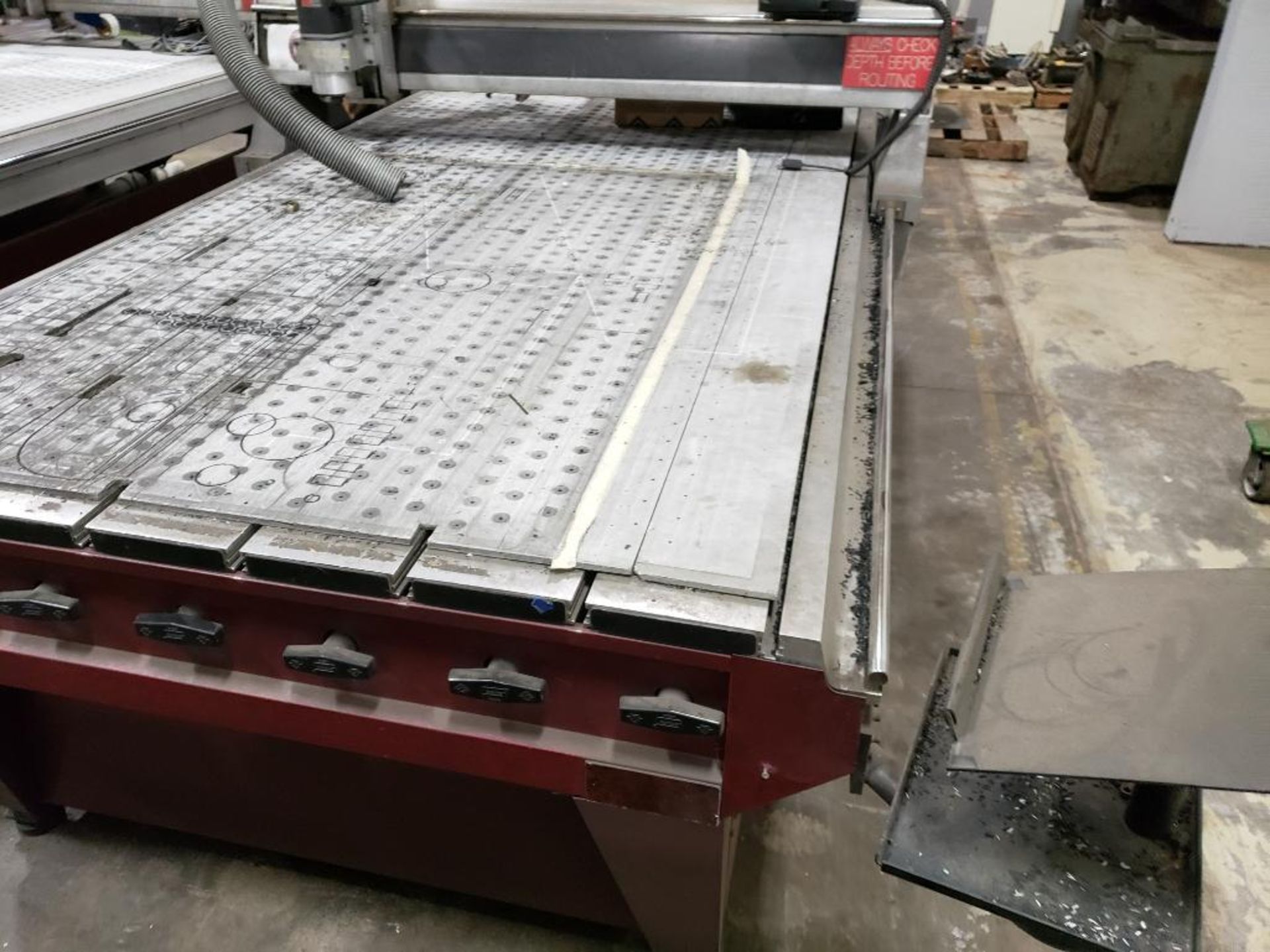 (Parts/Repairable) Gerber Sabre Model 408 CNC router. 54in x 121in table. 208-240v single phase. - Image 27 of 27
