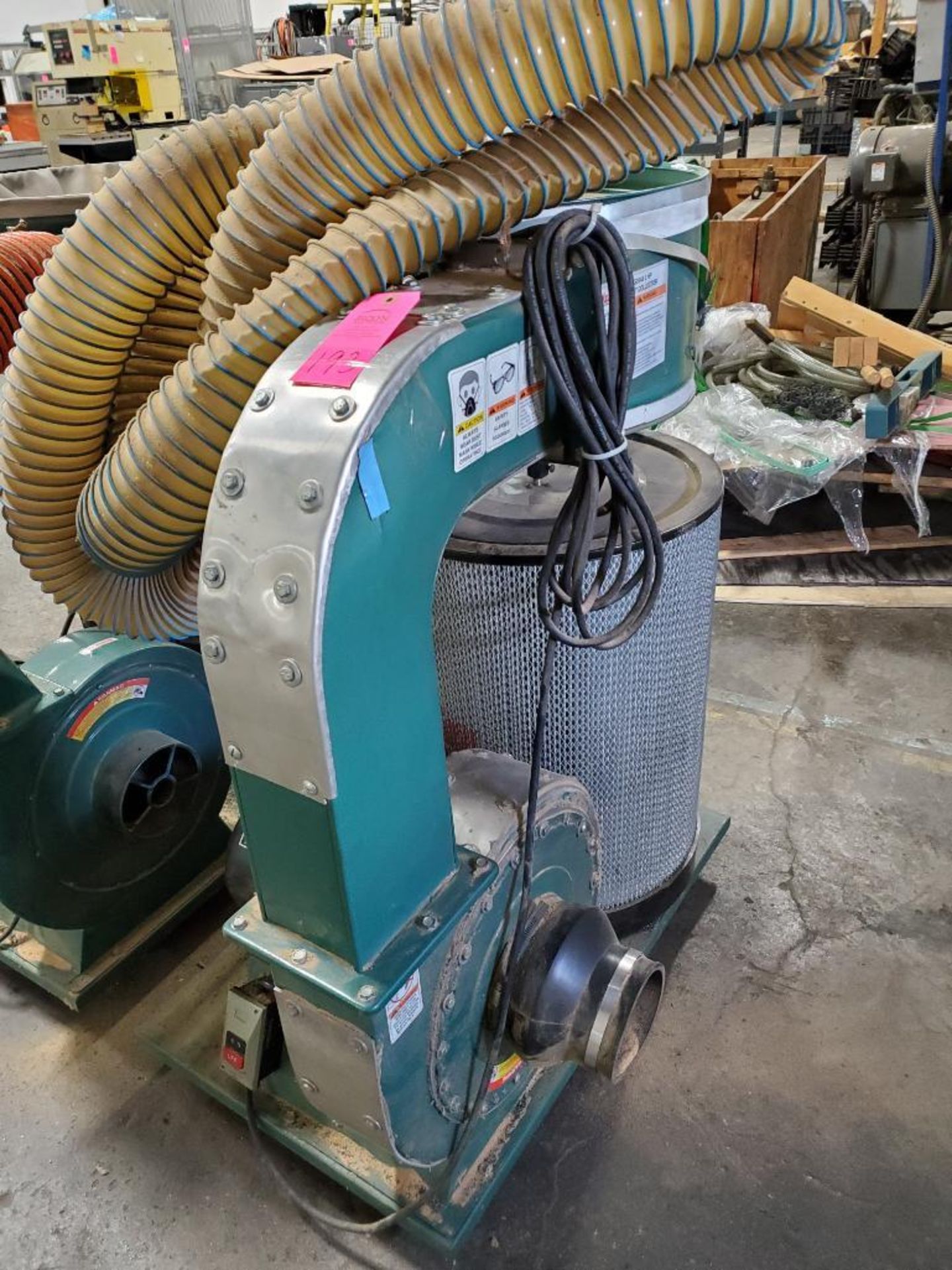 2hp Grizzly dust collector. 220v single phase.