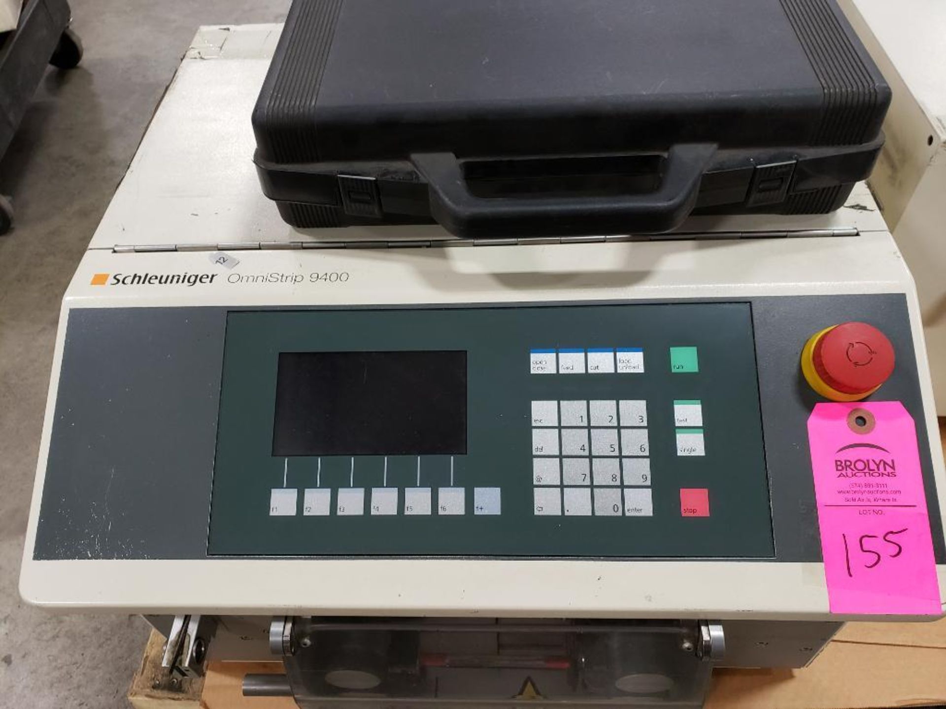 Schleuniger automatic wire stripping machine. Model OmniStrip 9400.