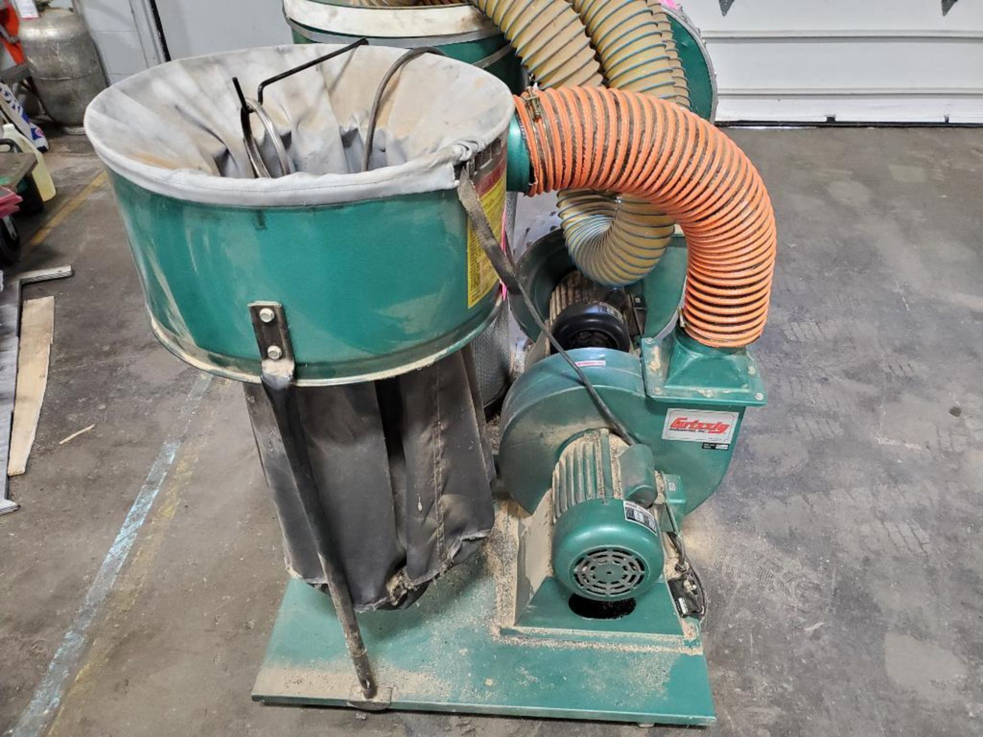 2hp Grizzly dust collector. 220v single phase. - Image 3 of 5