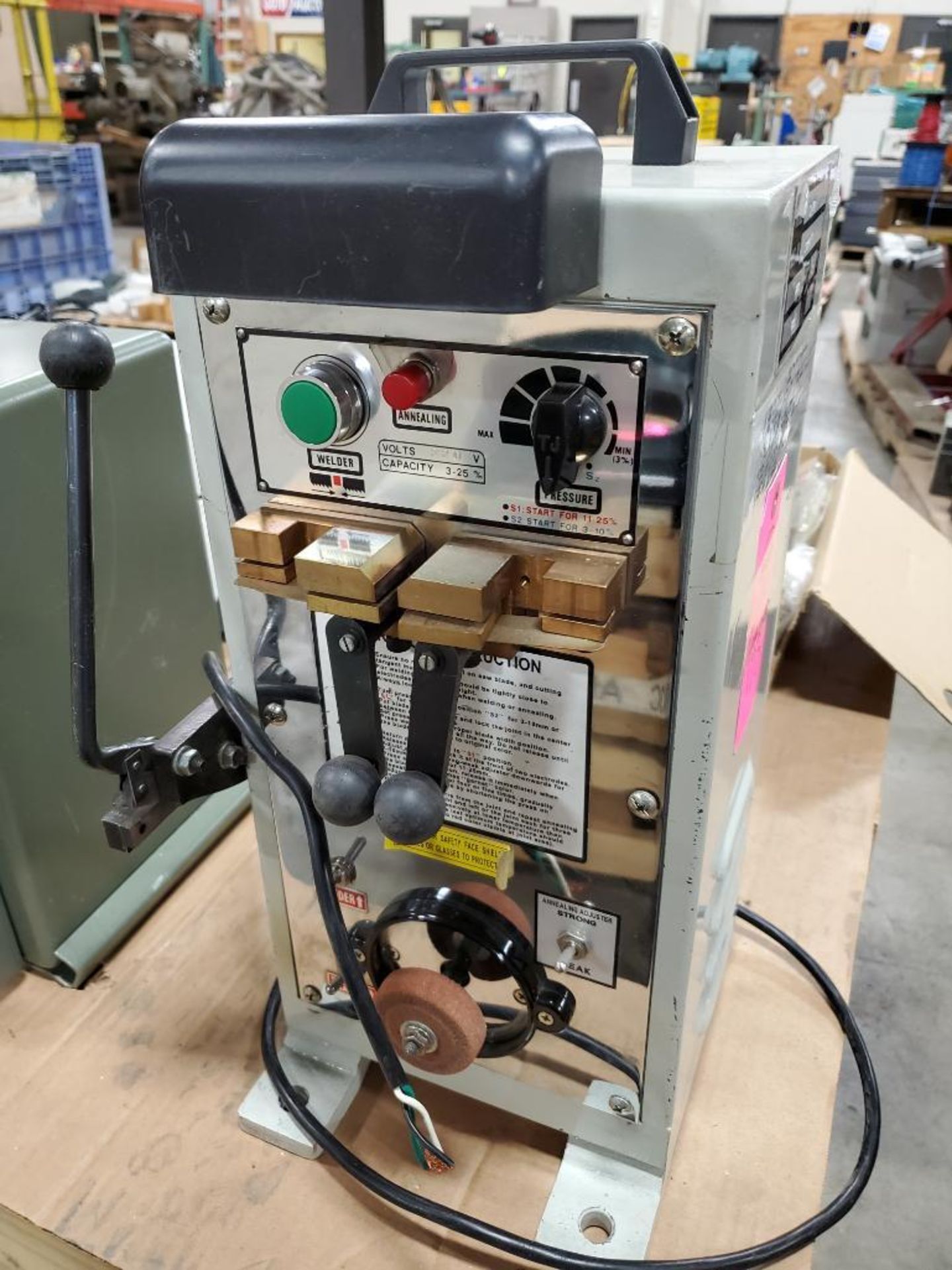 T-Jaw blade welder. Model TJ-72. 220v single phase.