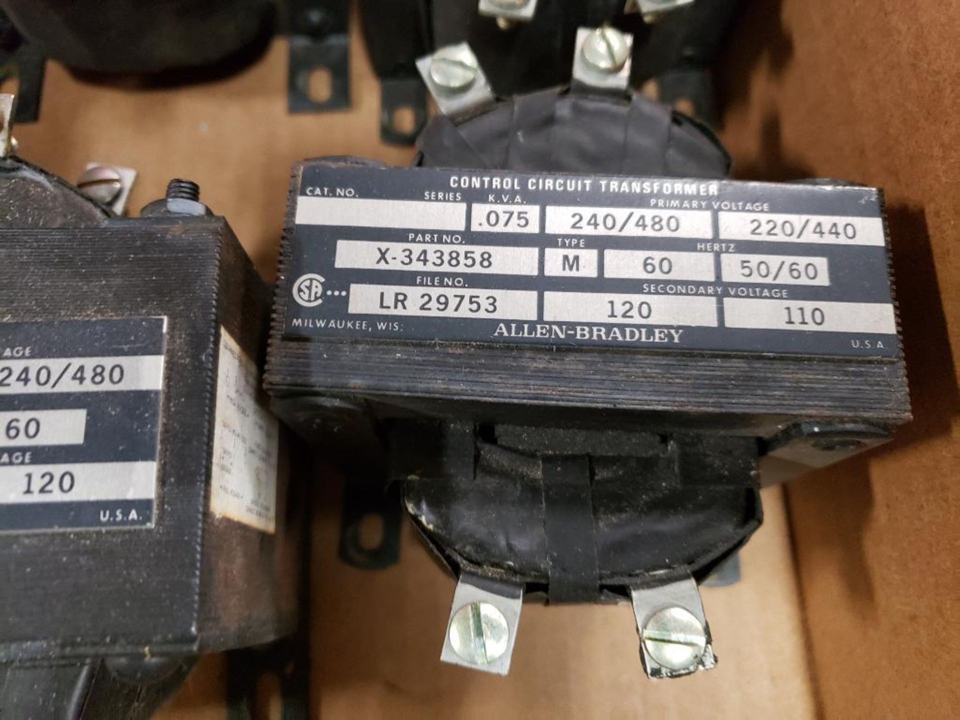 Qty 6 - Assorted electrical transformers. Allen Bradley. - Image 4 of 5
