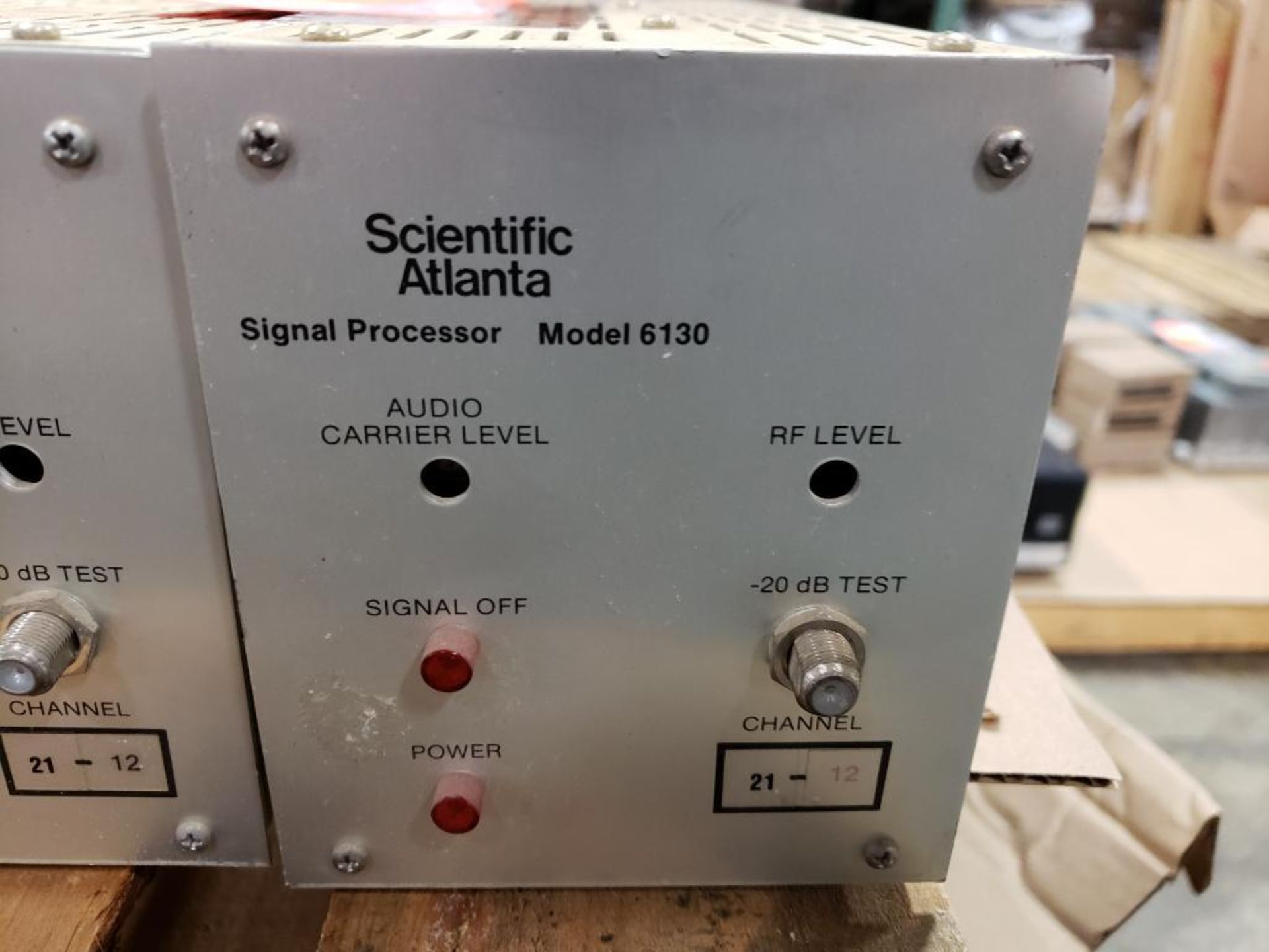 Qty 2 - Scientific Atlanta model: 6130 signal processor. - Image 2 of 3