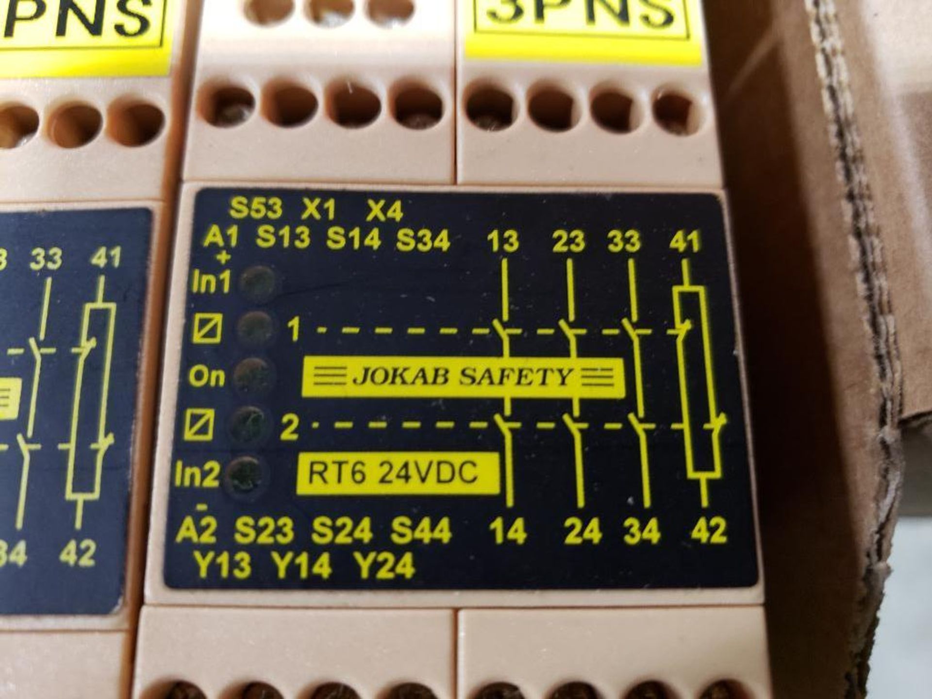 Qty 6 - Jokab Safety relay RT6-24VDC. - Image 4 of 4