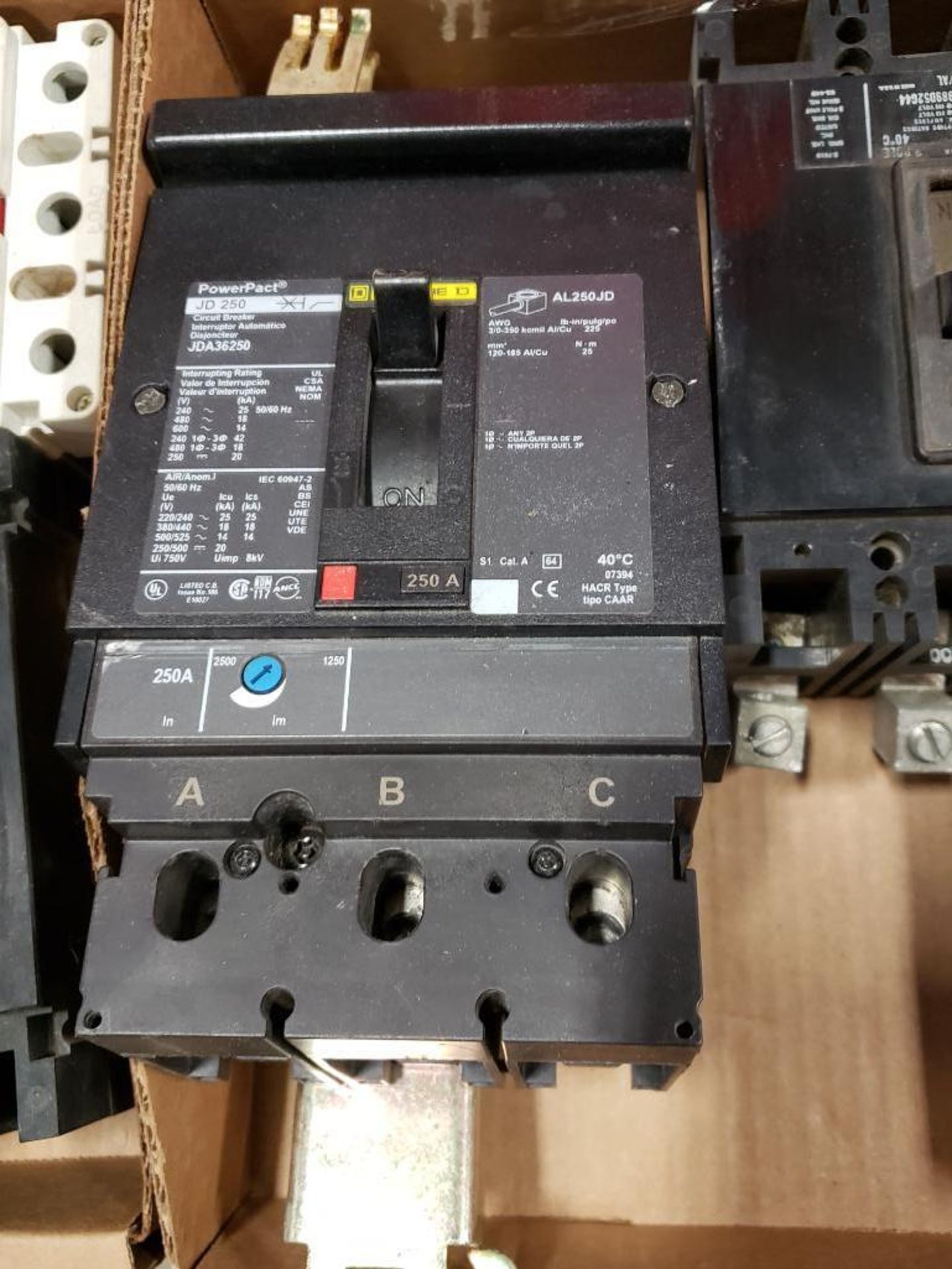 Qty 3 - Assorted electrical breakers. Allen Bradley, Westinghouse, Square-D. - Image 2 of 7
