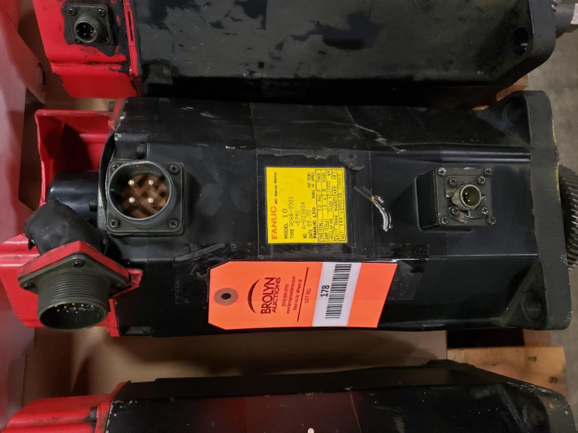 Fanuc A06BG-0501-B751 AC servo motor. 3PH, 2000RPM. - Image 5 of 5