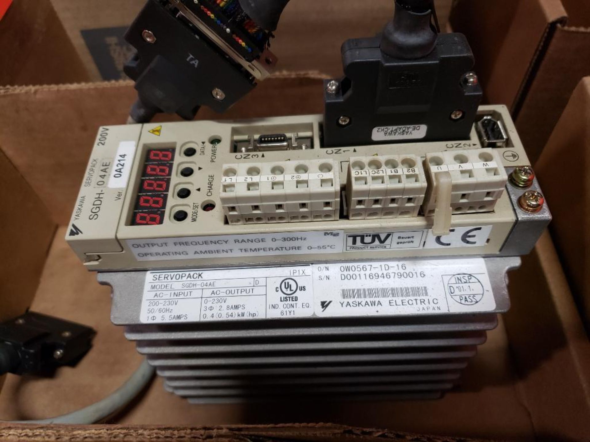 Yaskawa SGDH-04AE Servopack servo drive. 200V 0.4kW. - Image 6 of 6