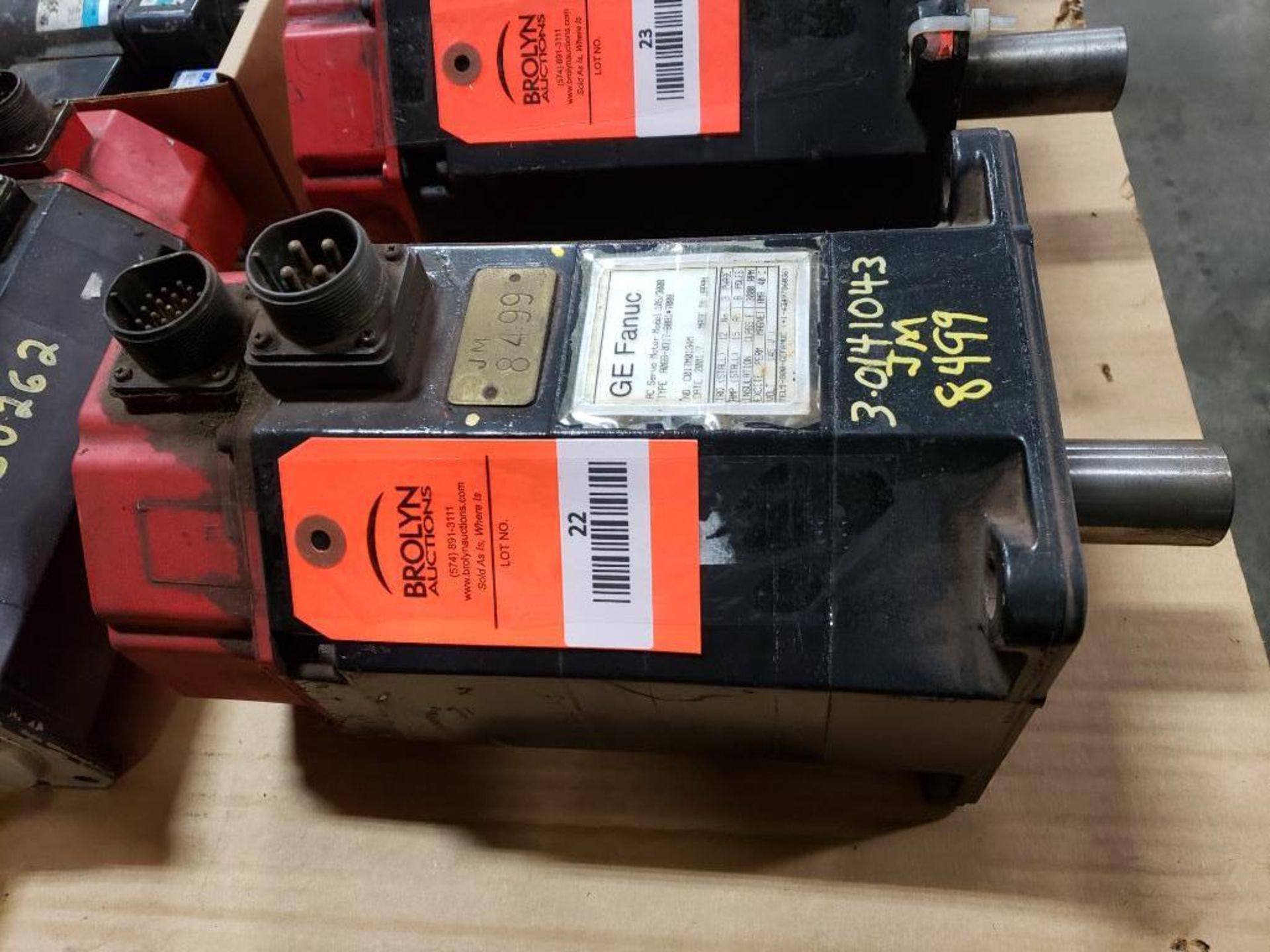 GR Fanuc 10S/3000 AC Servo Motor. A06B-0317-B081.