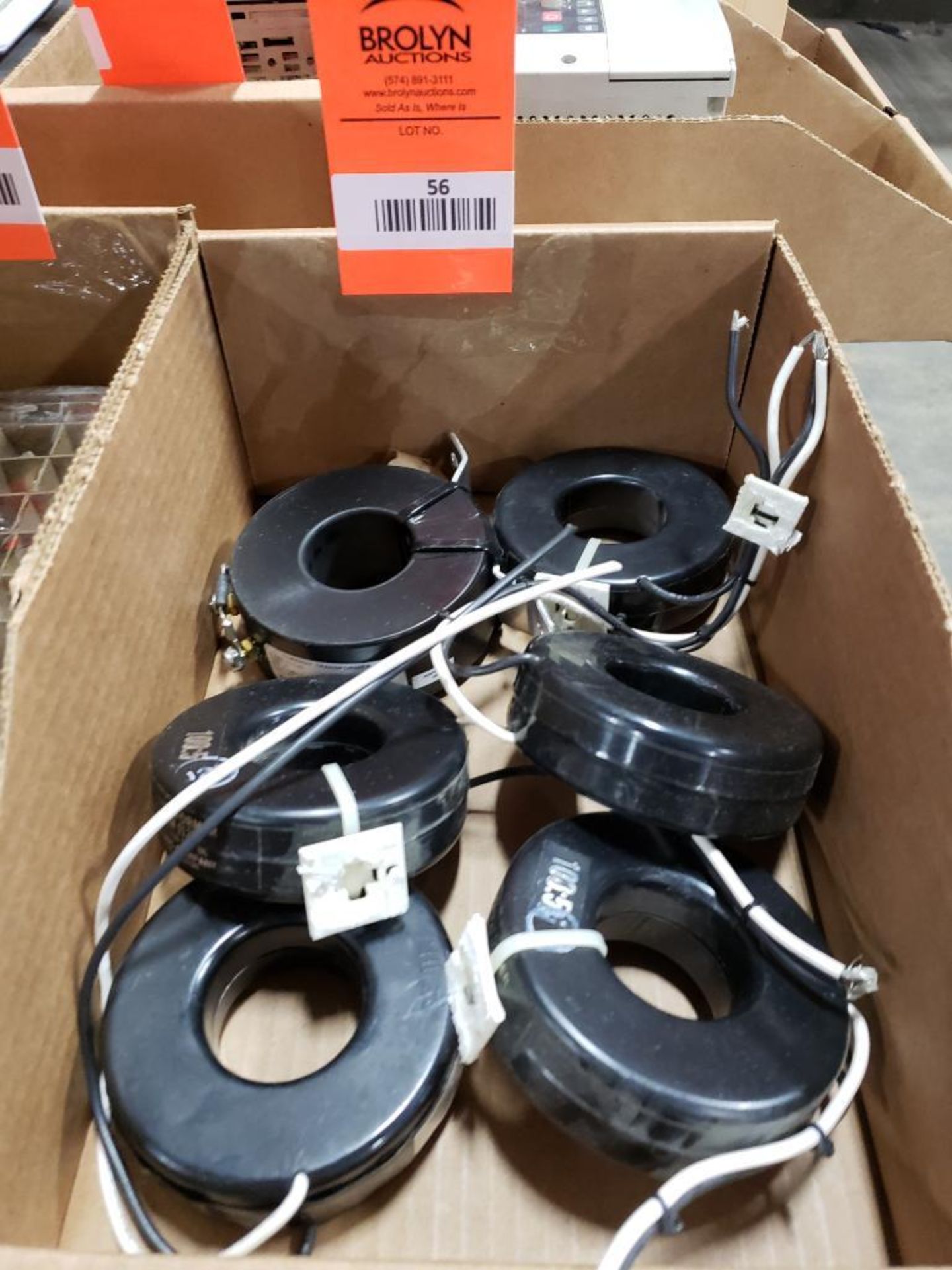 Qty 6 - Assorted current transformer. Simpson, WICC LTD.