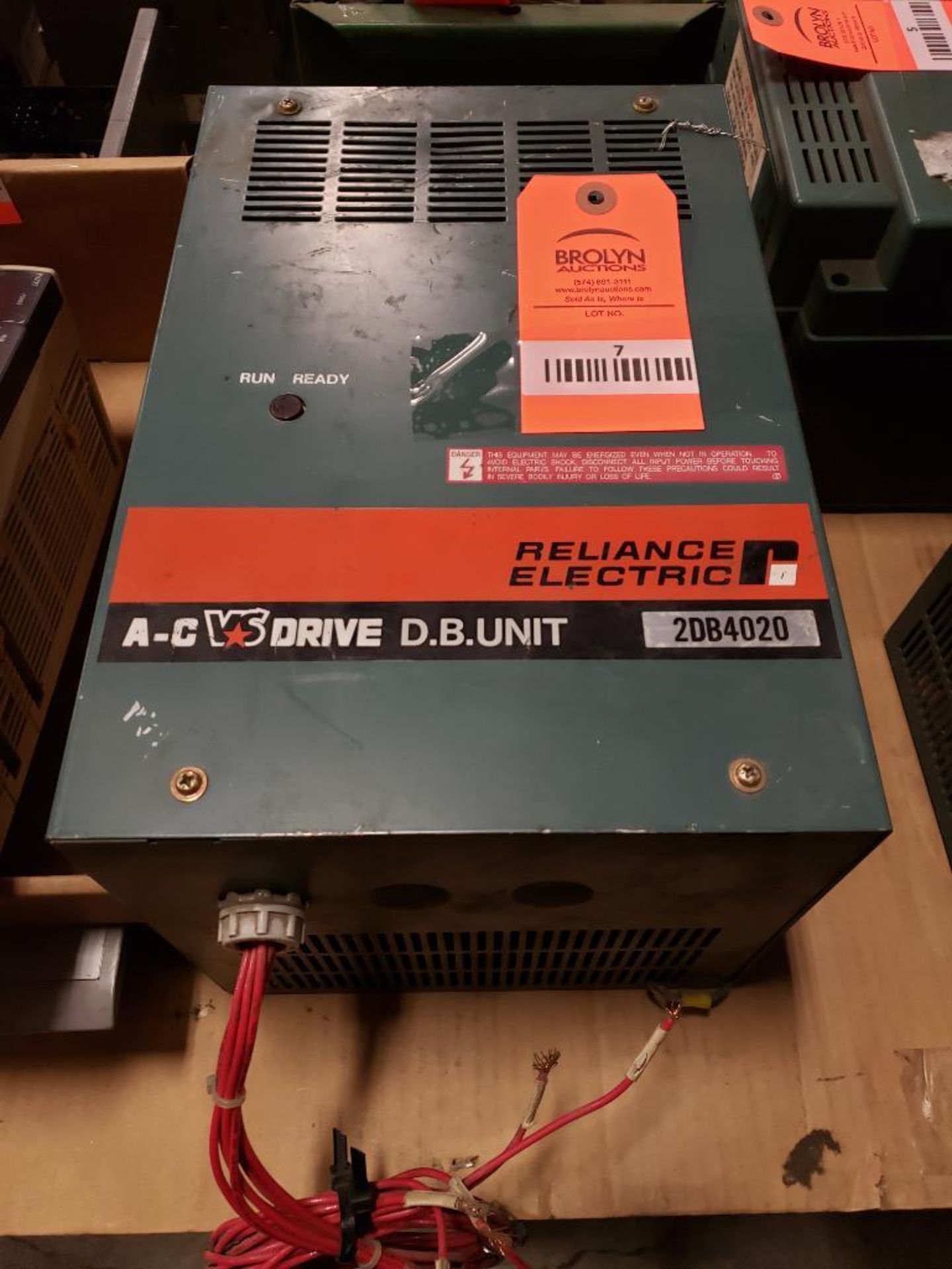 Reliance Electric A-C VS Drive D.B. Unit. 2DB4020.