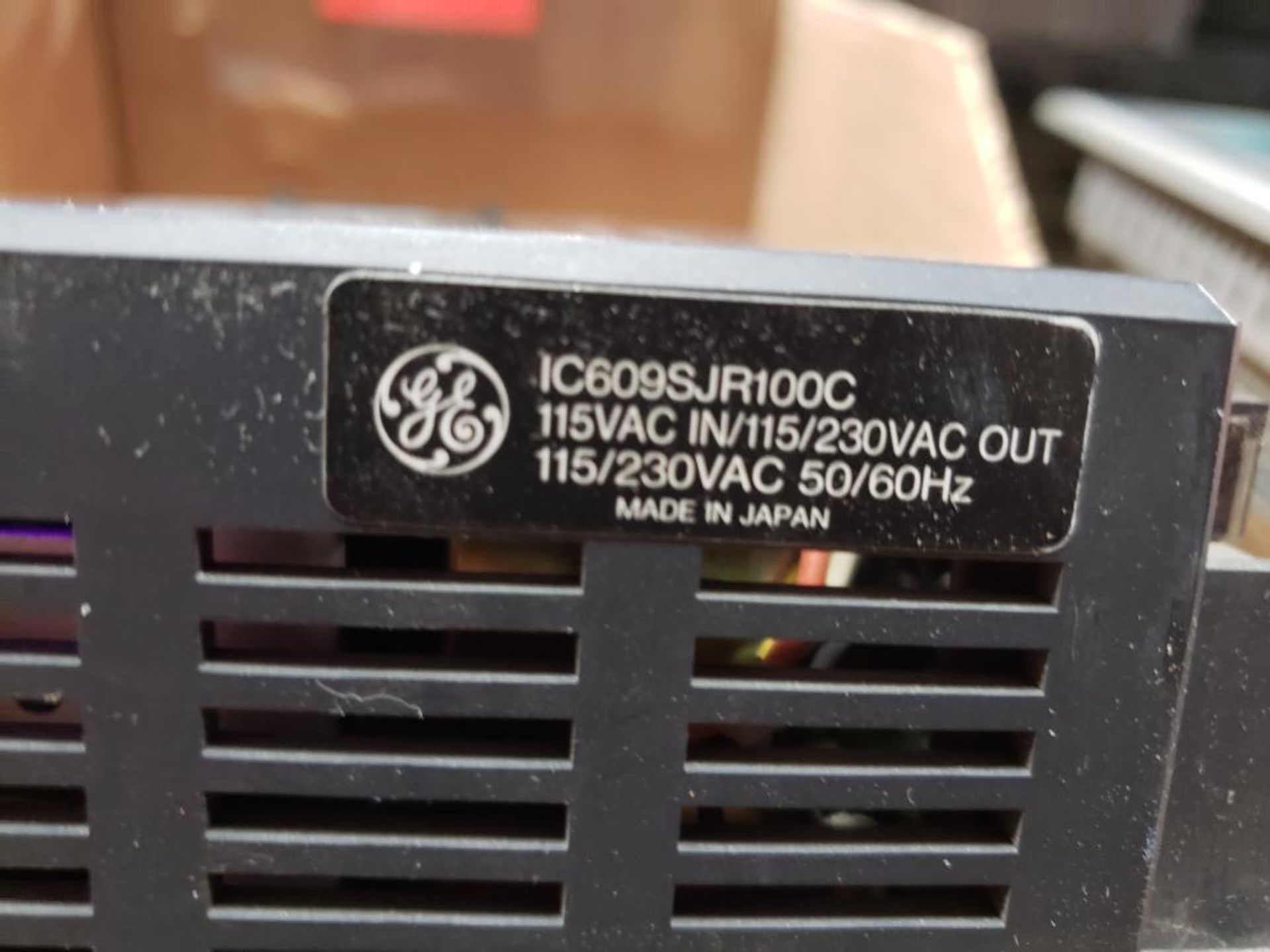 GE SERIES ONE Junior programmable controller. IC609SJR100C. - Image 5 of 5
