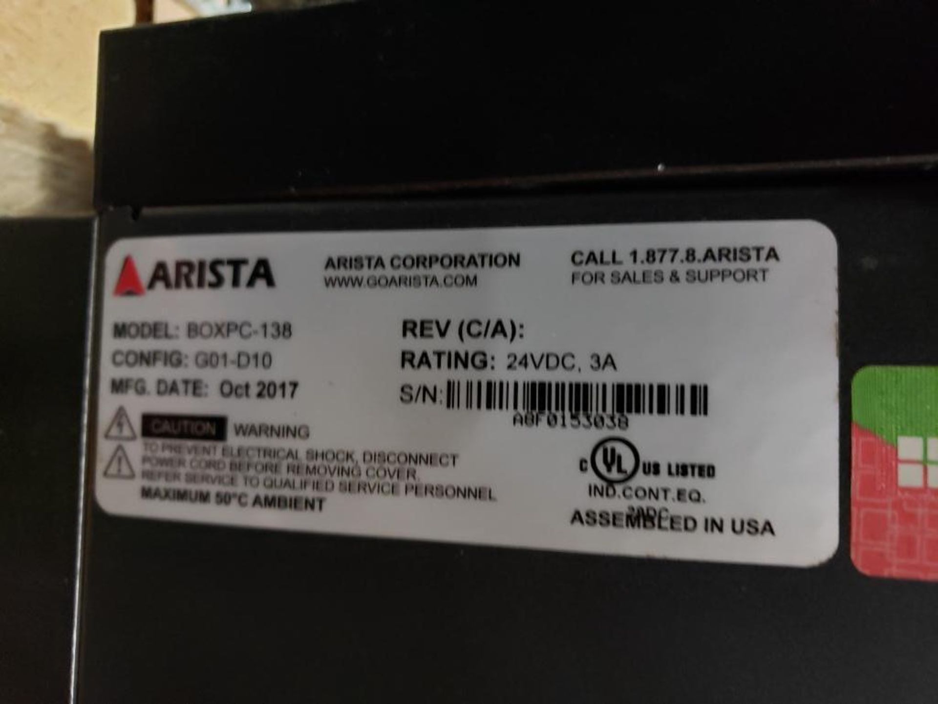 Arista BOXPC-138 fanless mobile pc. - Image 5 of 7