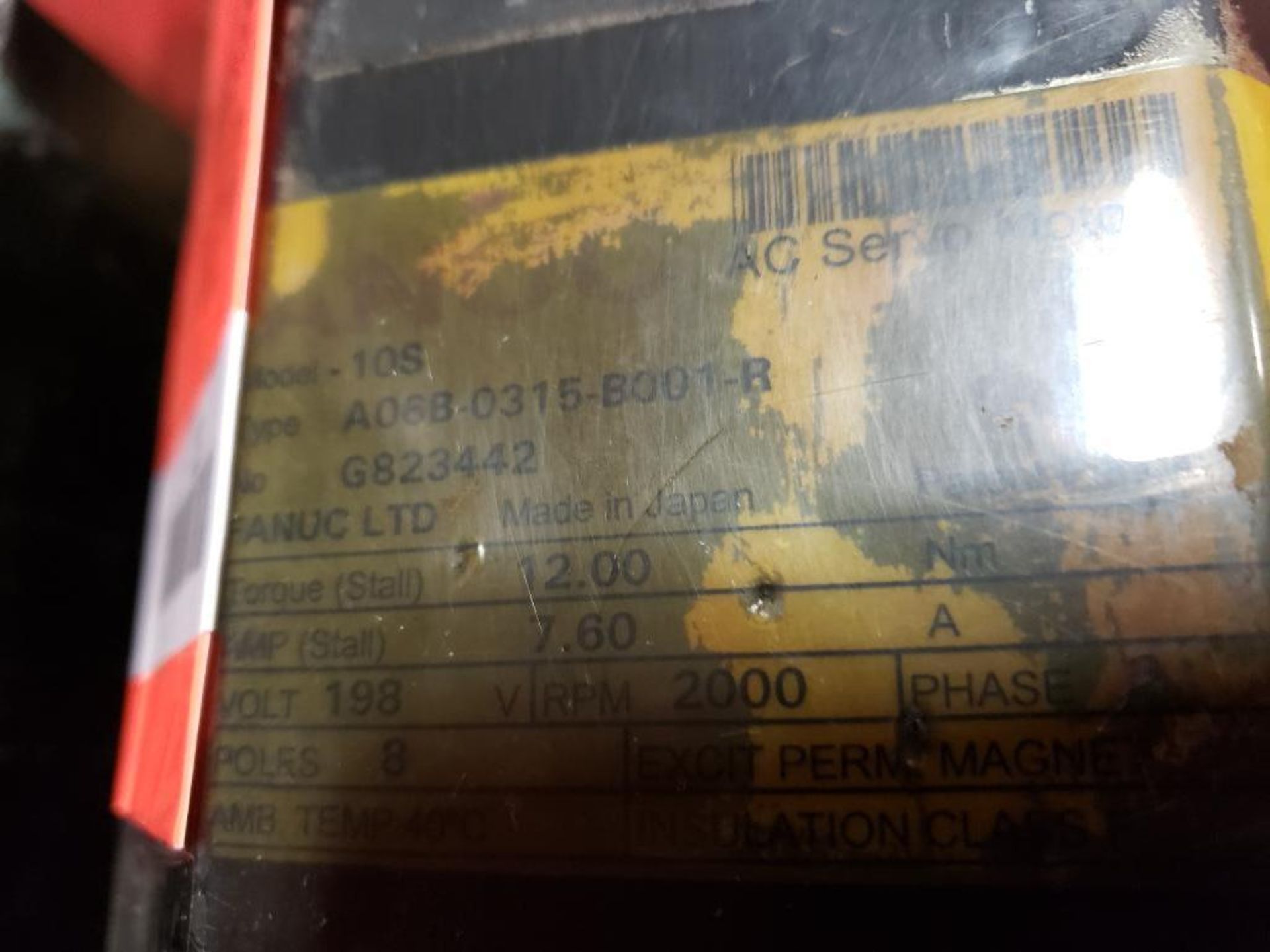 GR Fanuc 10S/3000 AC Servo Motor. A06B-0315-B001-R. - Image 3 of 6