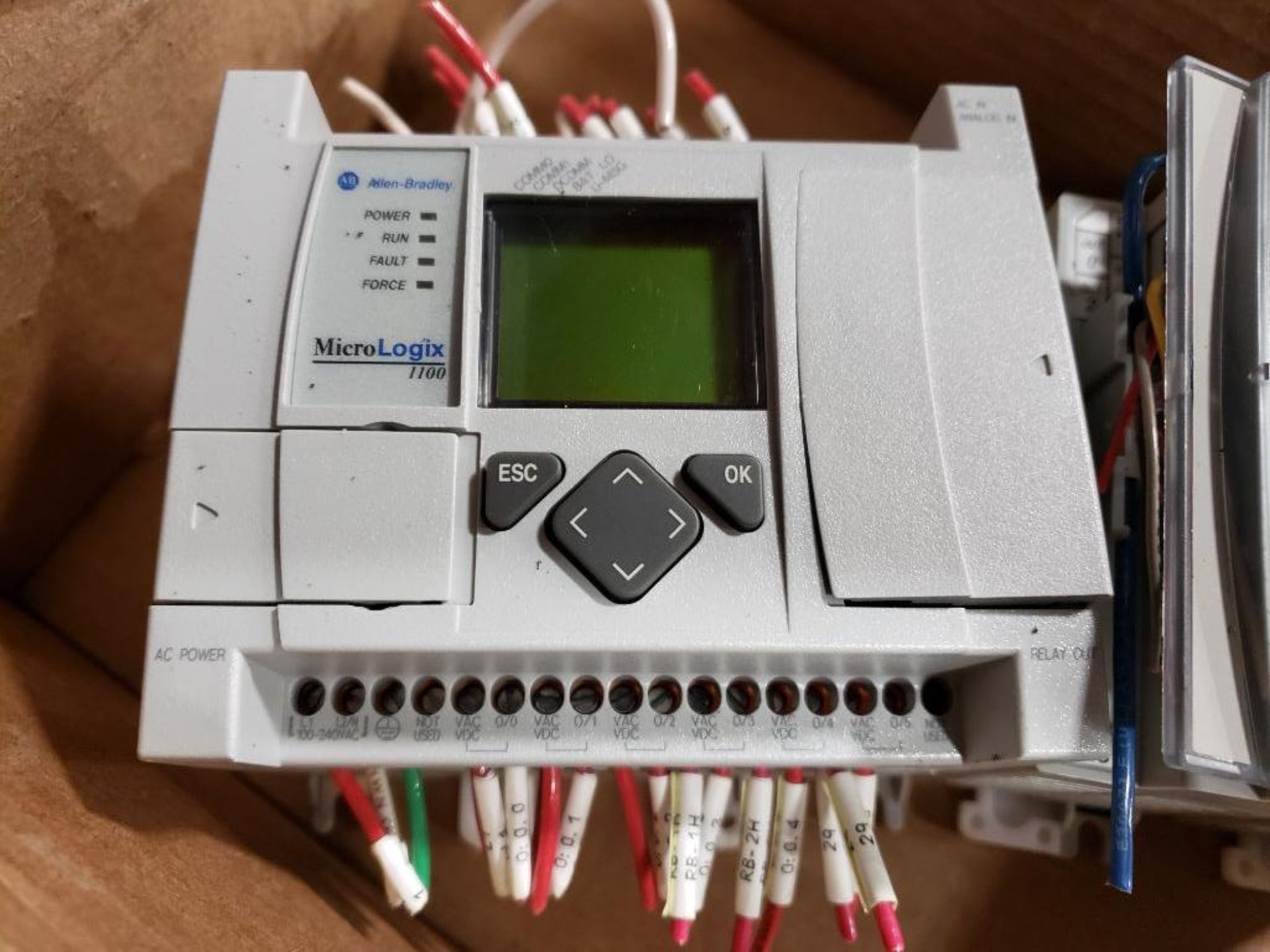 Allen Bradley MicroLogix 1100 1763-L16AWA. With relay units. - Image 3 of 8