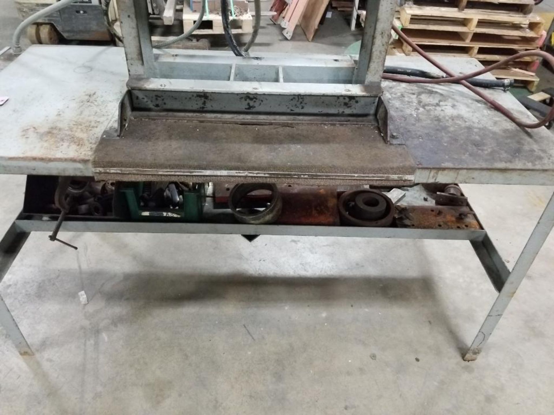 15 ton Bench Buddy hydraulic press with steel table. - Image 2 of 11