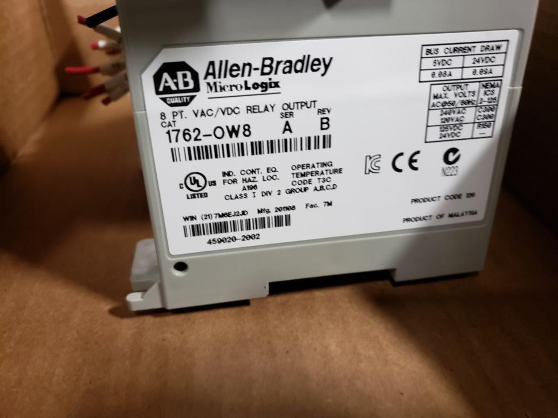 Allen Bradley MicroLogix 1100 1763-L16AWA. With relay units. - Image 7 of 8