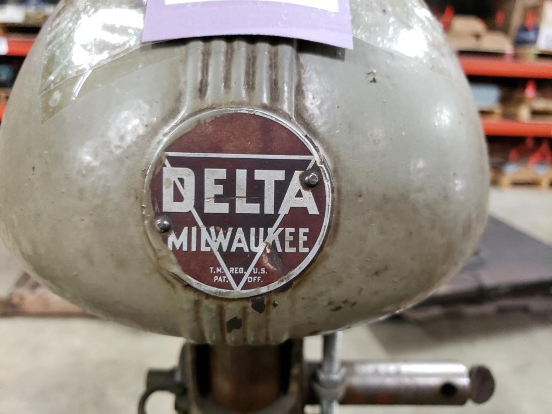 1/2hp Milwaukee Delta drill press with tapping head. 115v single phase. - Image 2 of 10