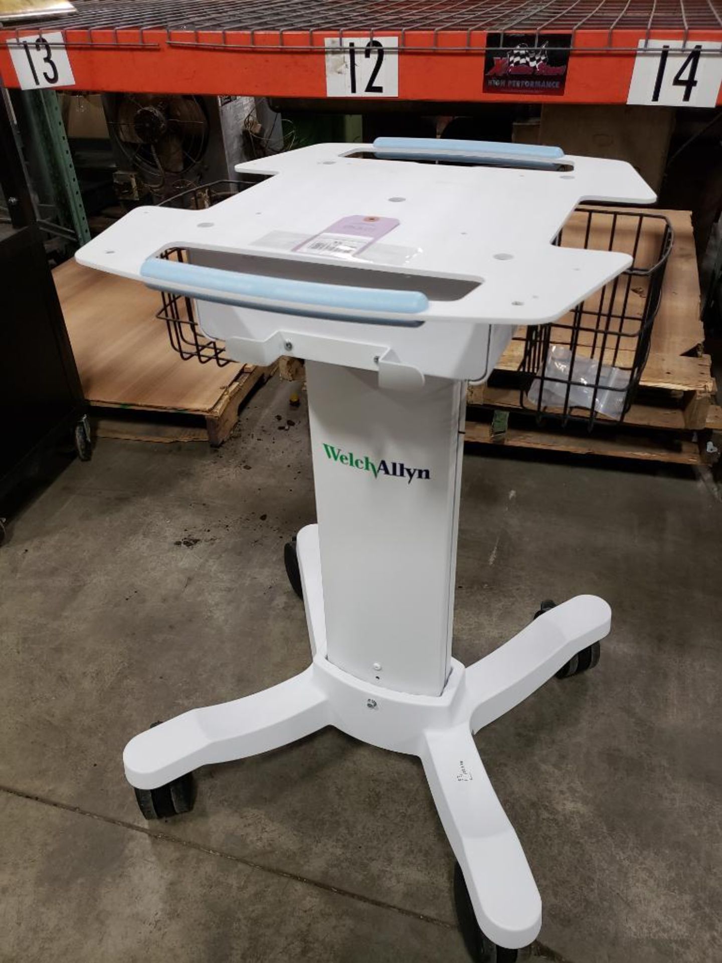 Welch Allyn nurses mobile station cart. 22x22x36. WxDxH.