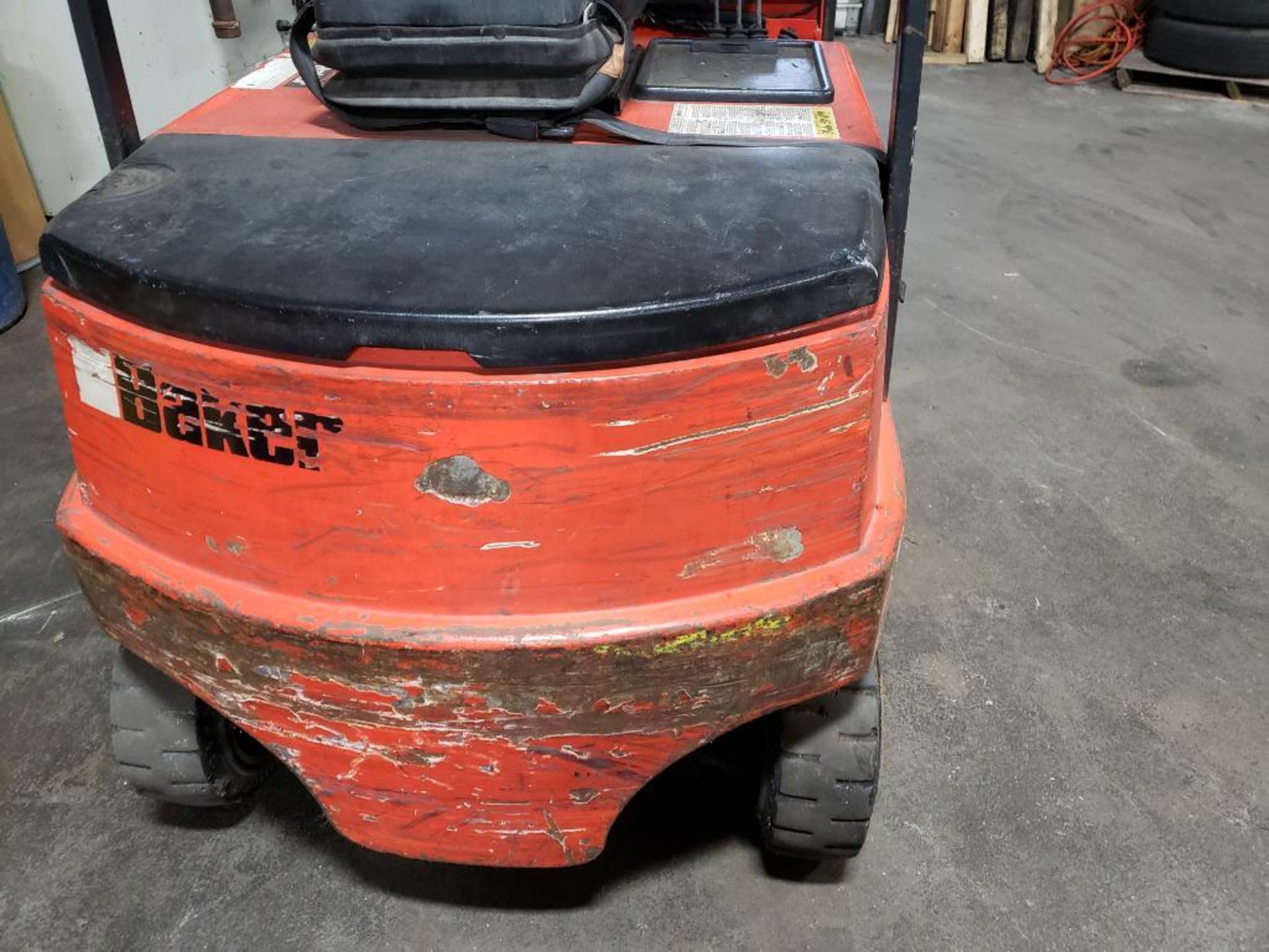 5000lb Linde Baker forklift w/ charger. 48v. Model E25B. - Image 21 of 21