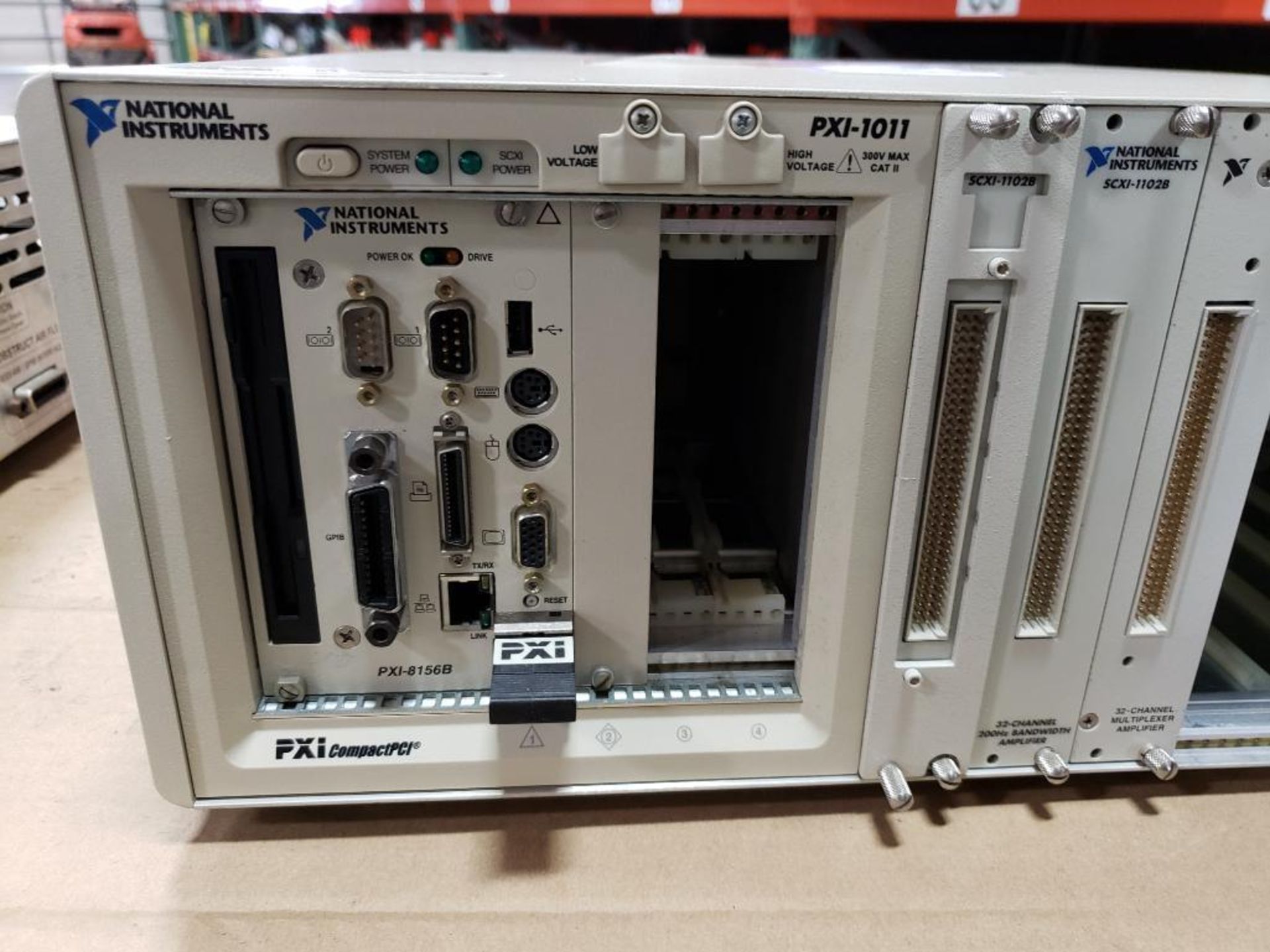 National Instruments PXI CompactPCI. Included P/N: PXI-1011, SCXI-1102B. - Image 2 of 7