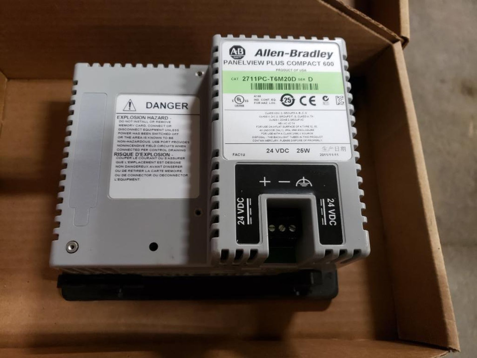 Allen Bradley PanelView Plus Compact 600. 2711PC-T6M20D. - Image 3 of 4