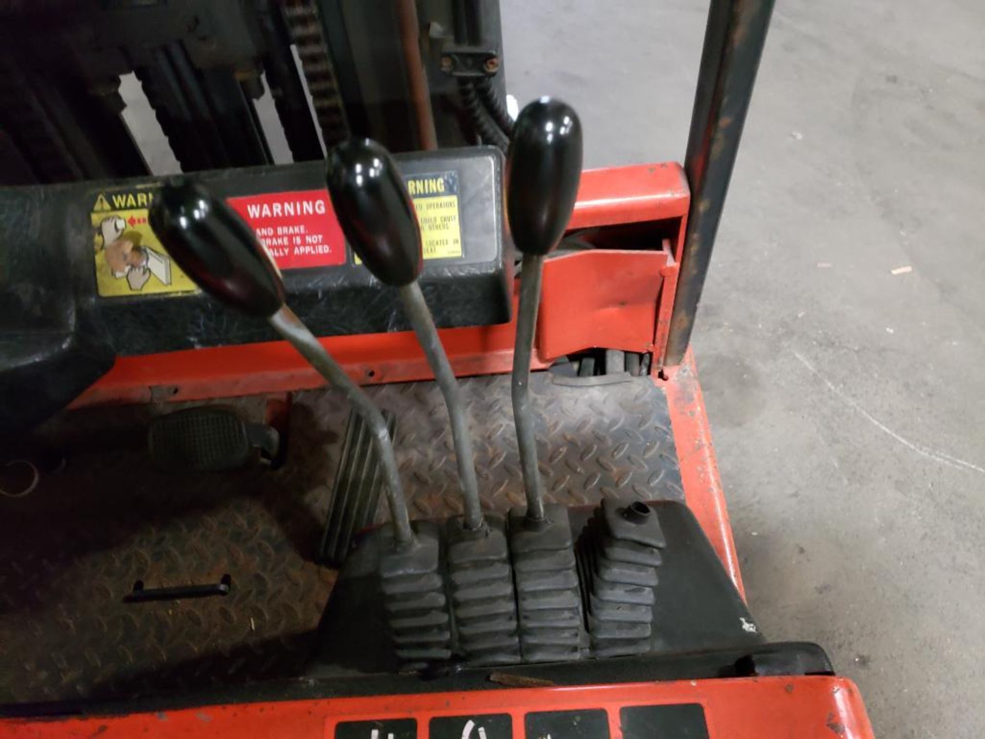 5000lb Linde Baker forklift w/ charger. 48v. Model E25B. - Image 18 of 21