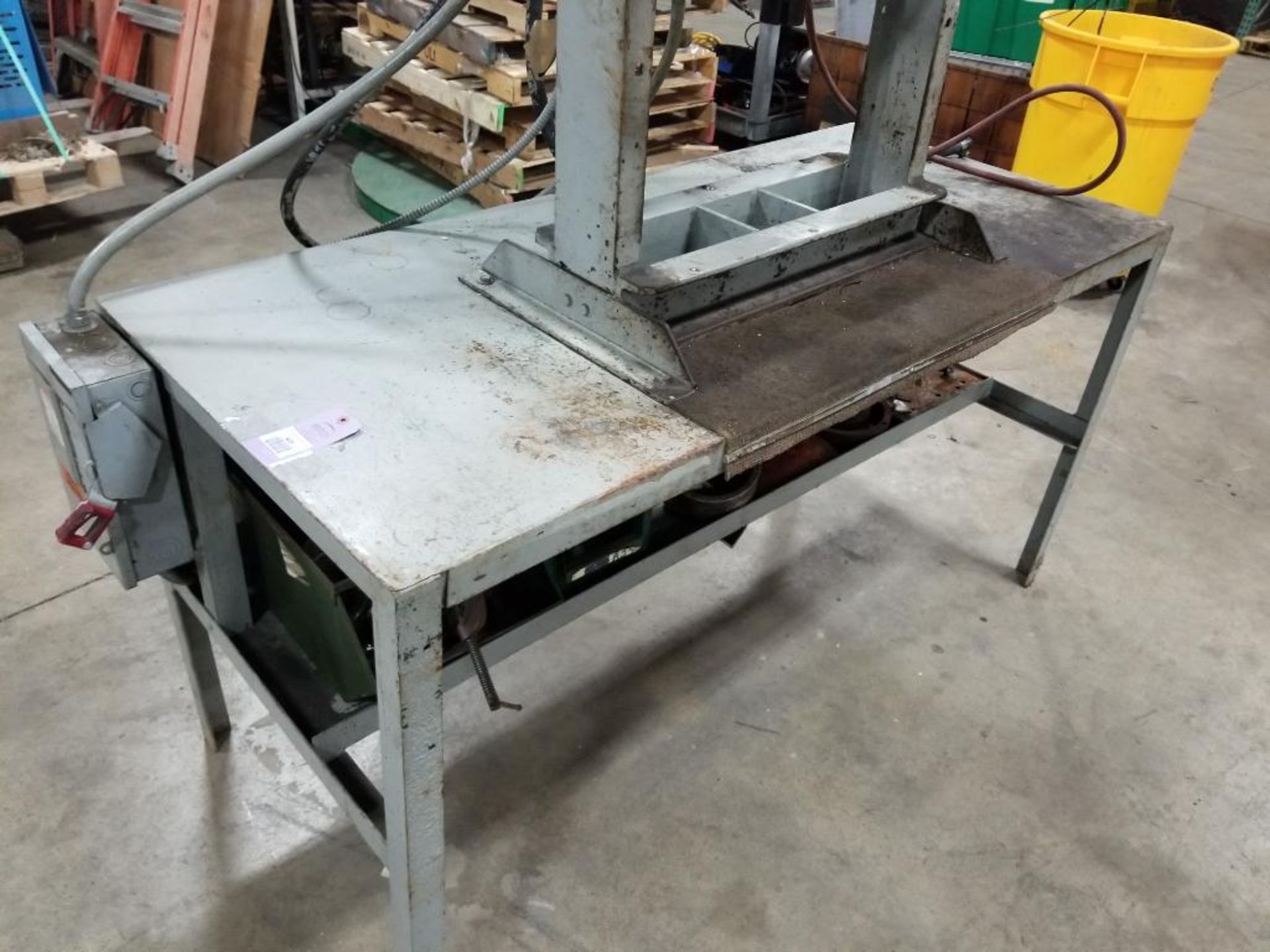 15 ton Bench Buddy hydraulic press with steel table. - Image 11 of 11