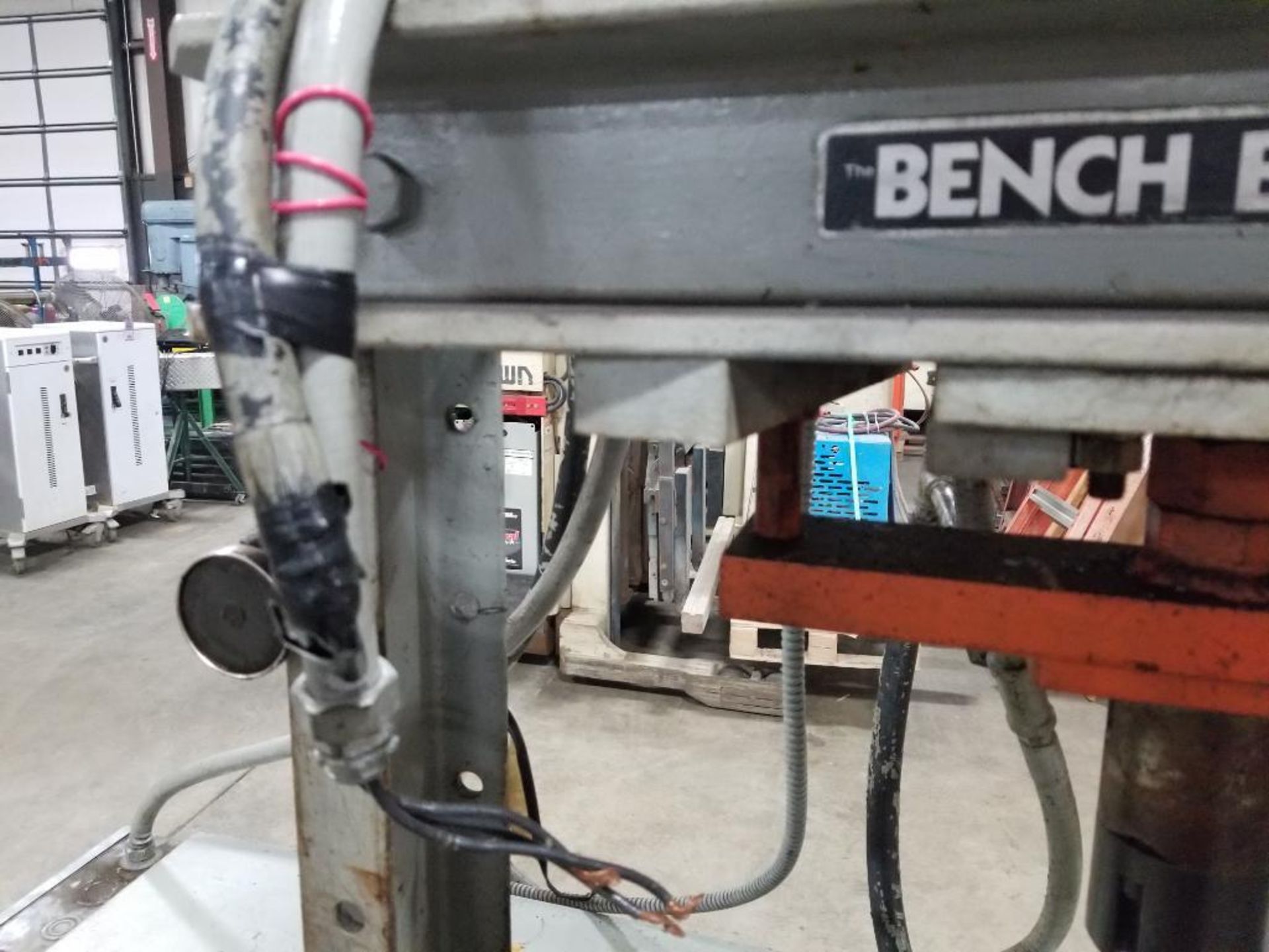 15 ton Bench Buddy hydraulic press with steel table. - Image 6 of 11