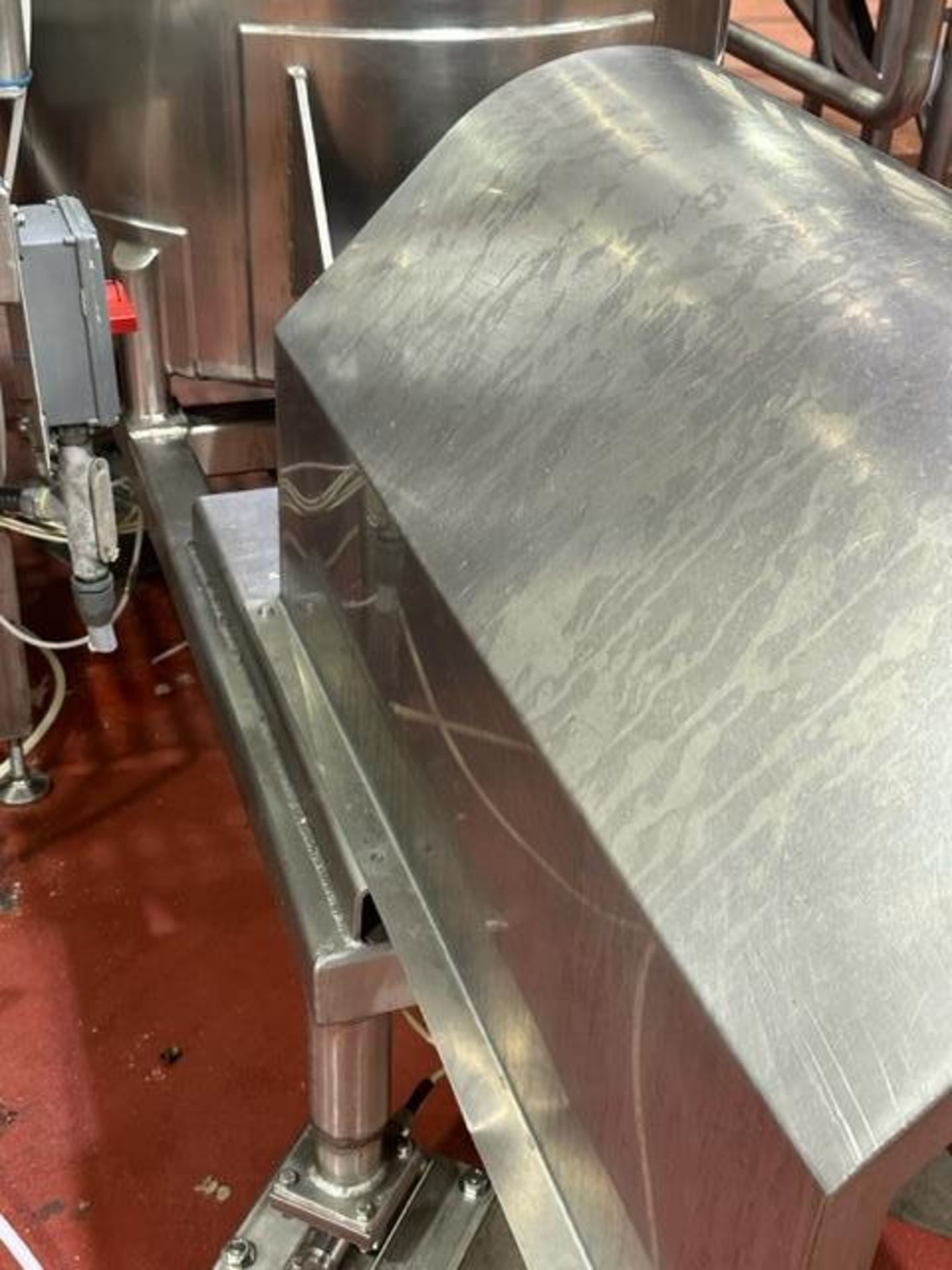 25hp 350 gallon (est) stainless steel food grade batch weigh mix tank. - Image 8 of 19