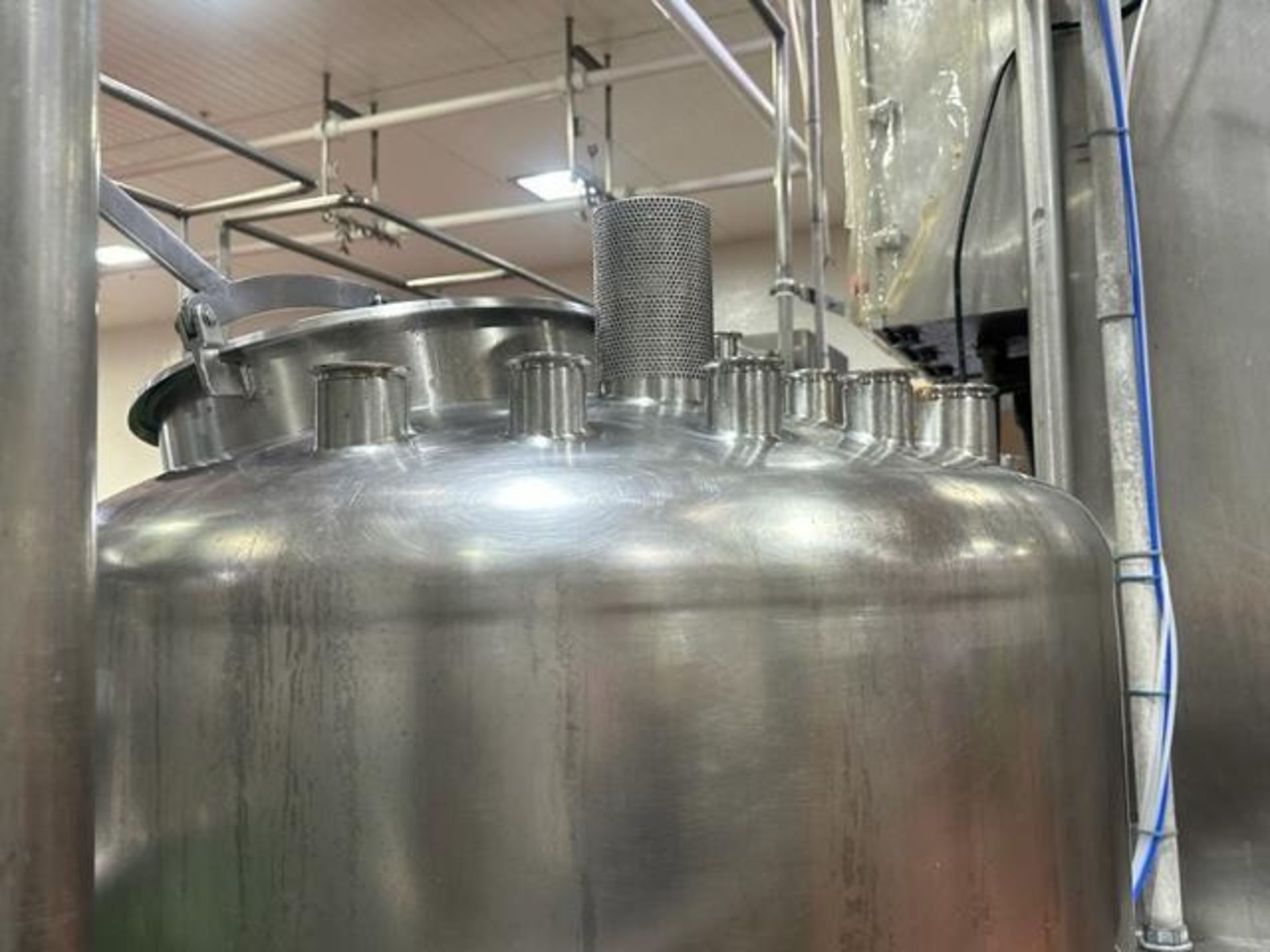 25hp 350gallon (est) stainless steel food grade batch weigh mix tank. - Image 13 of 20